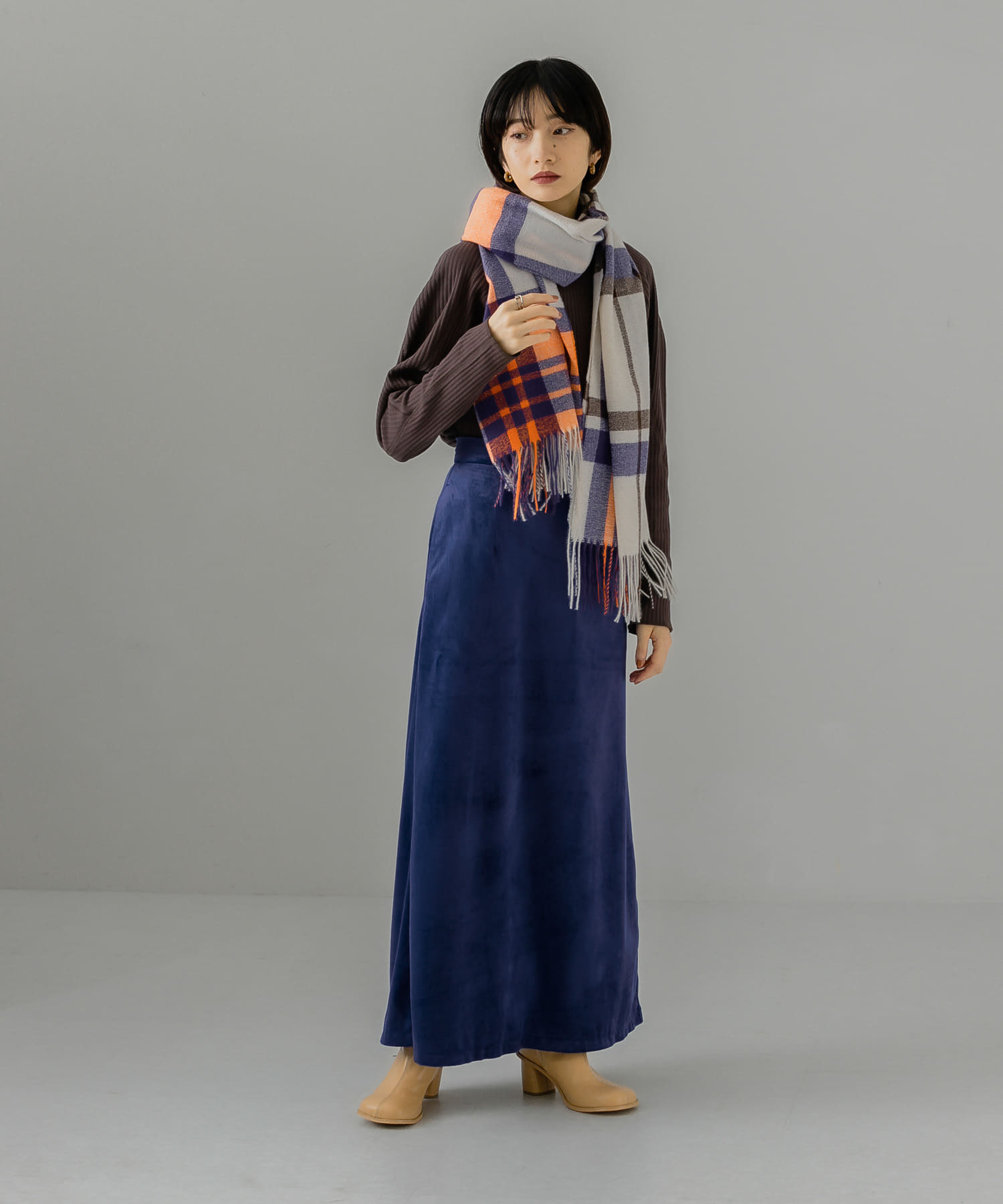 身長：159cm サイズ：one