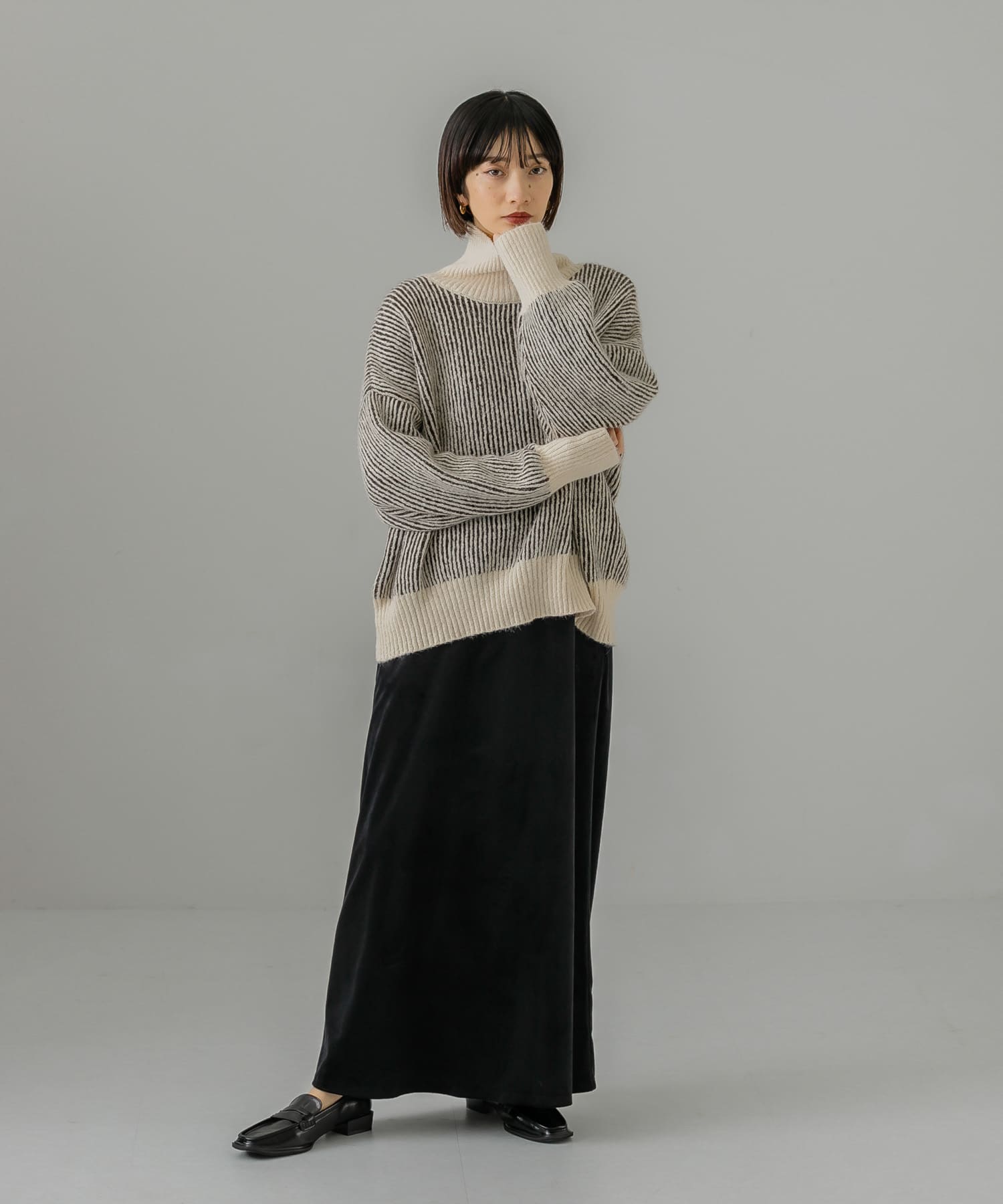 身長：159cm サイズ：one