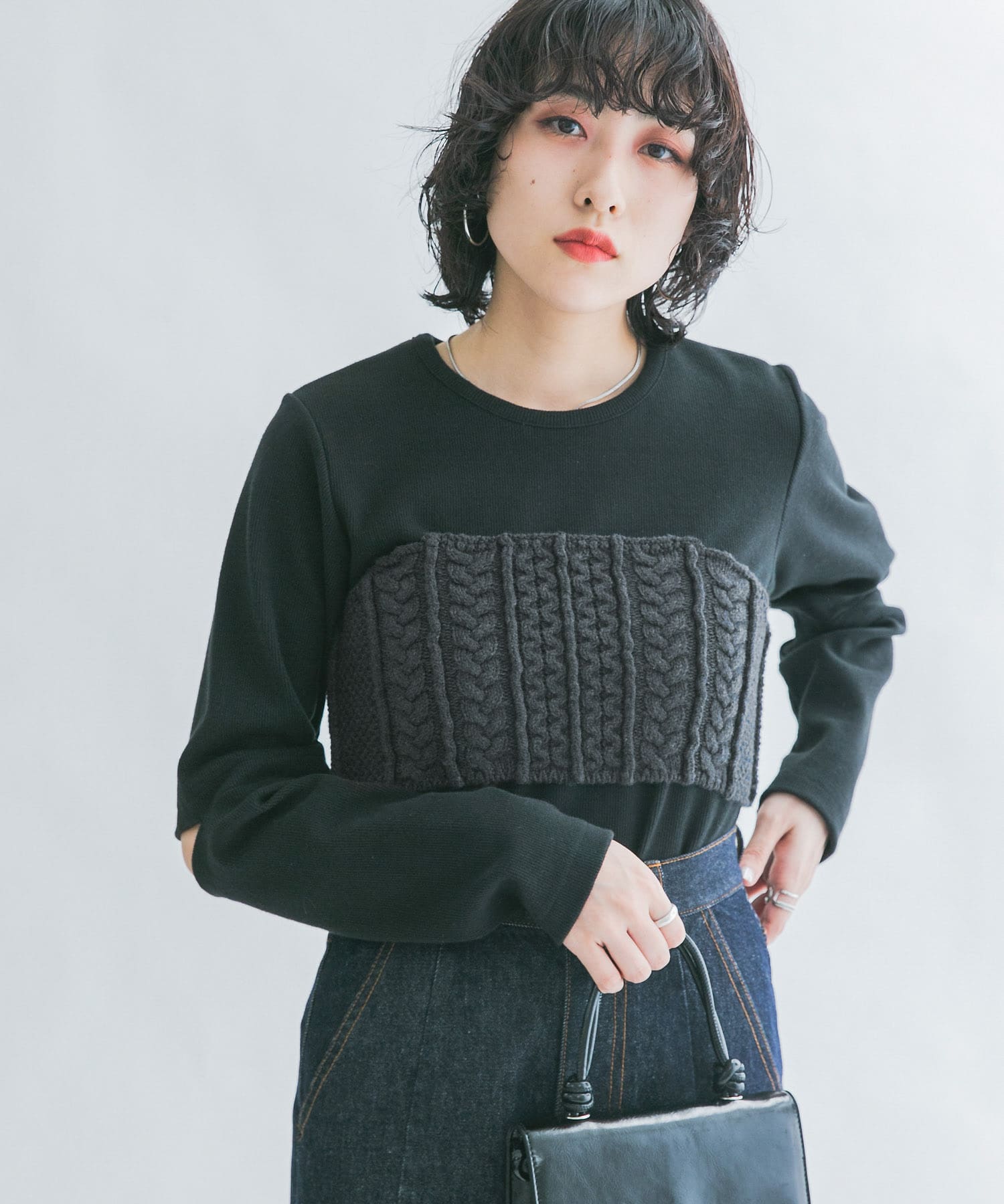 身長：160cm サイズ：one