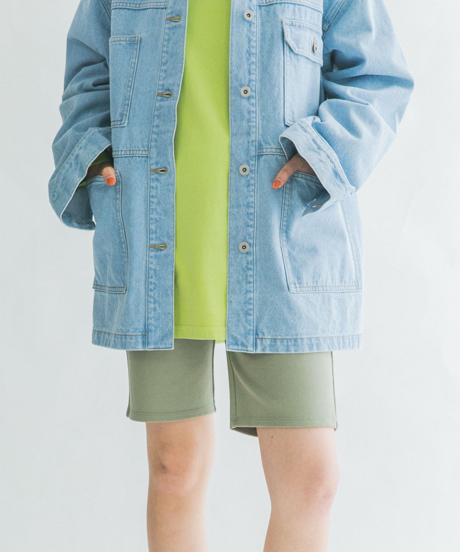 リブサイクルパンツ