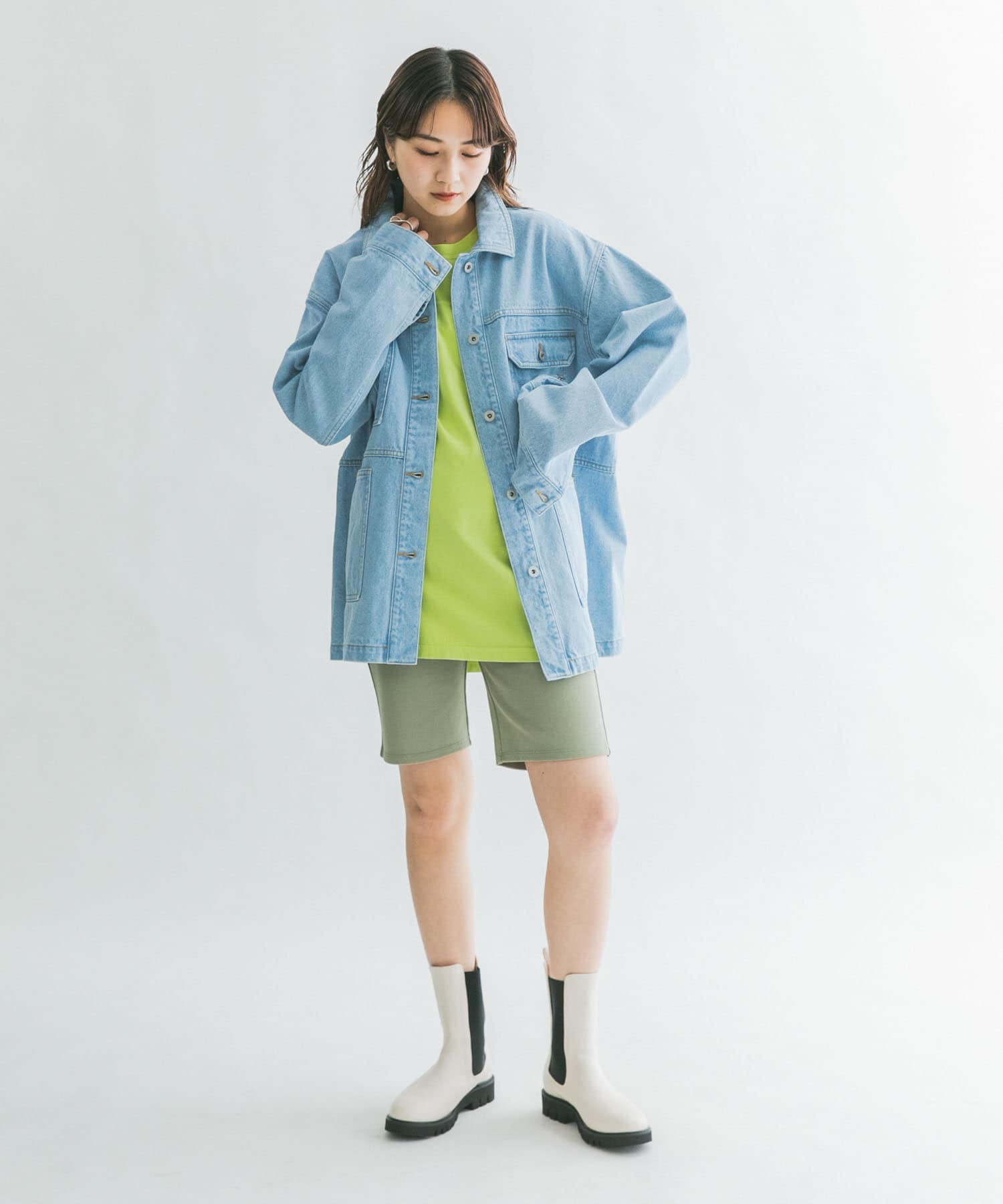 身長：165cm サイズ：one