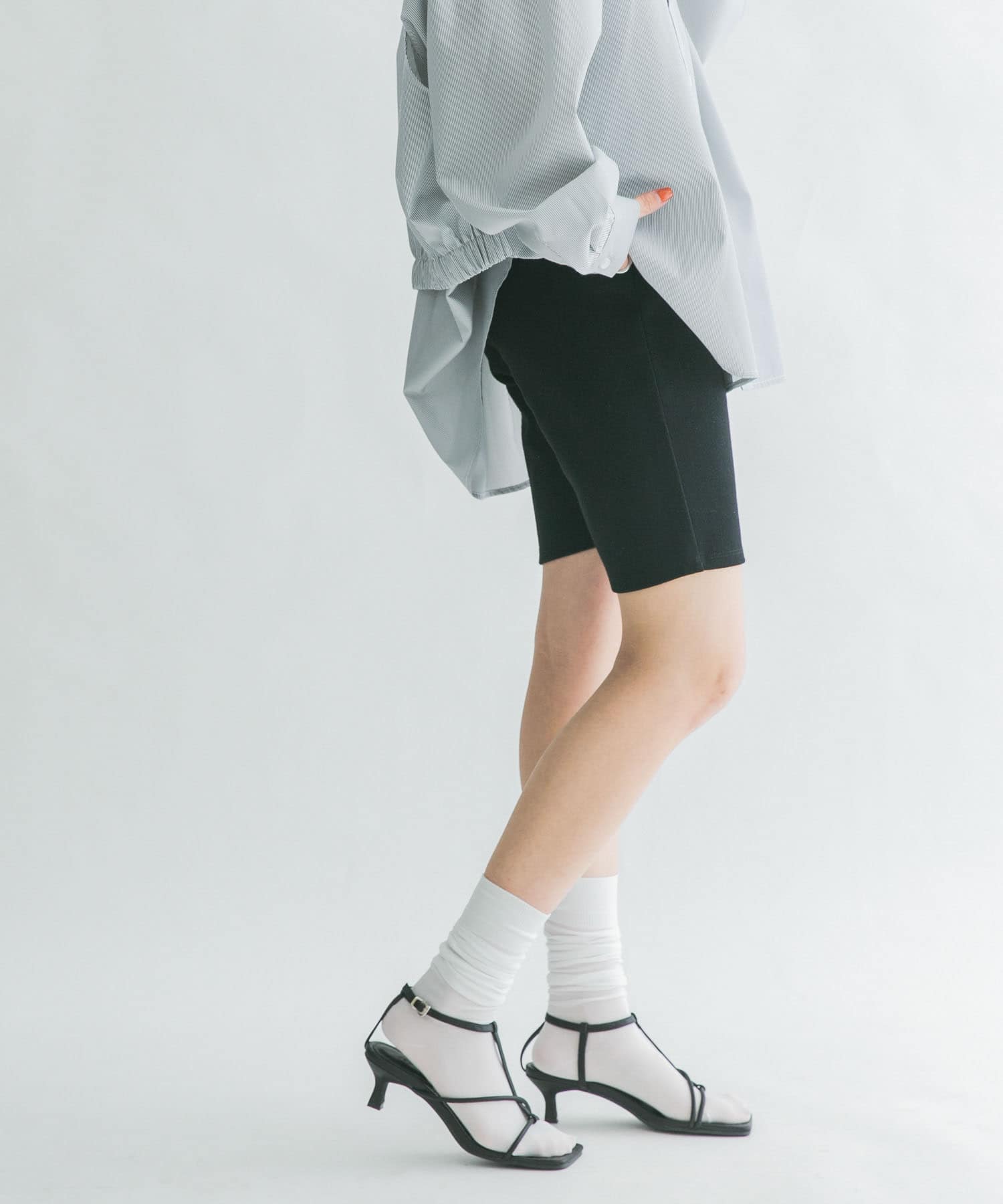 リブサイクルパンツ