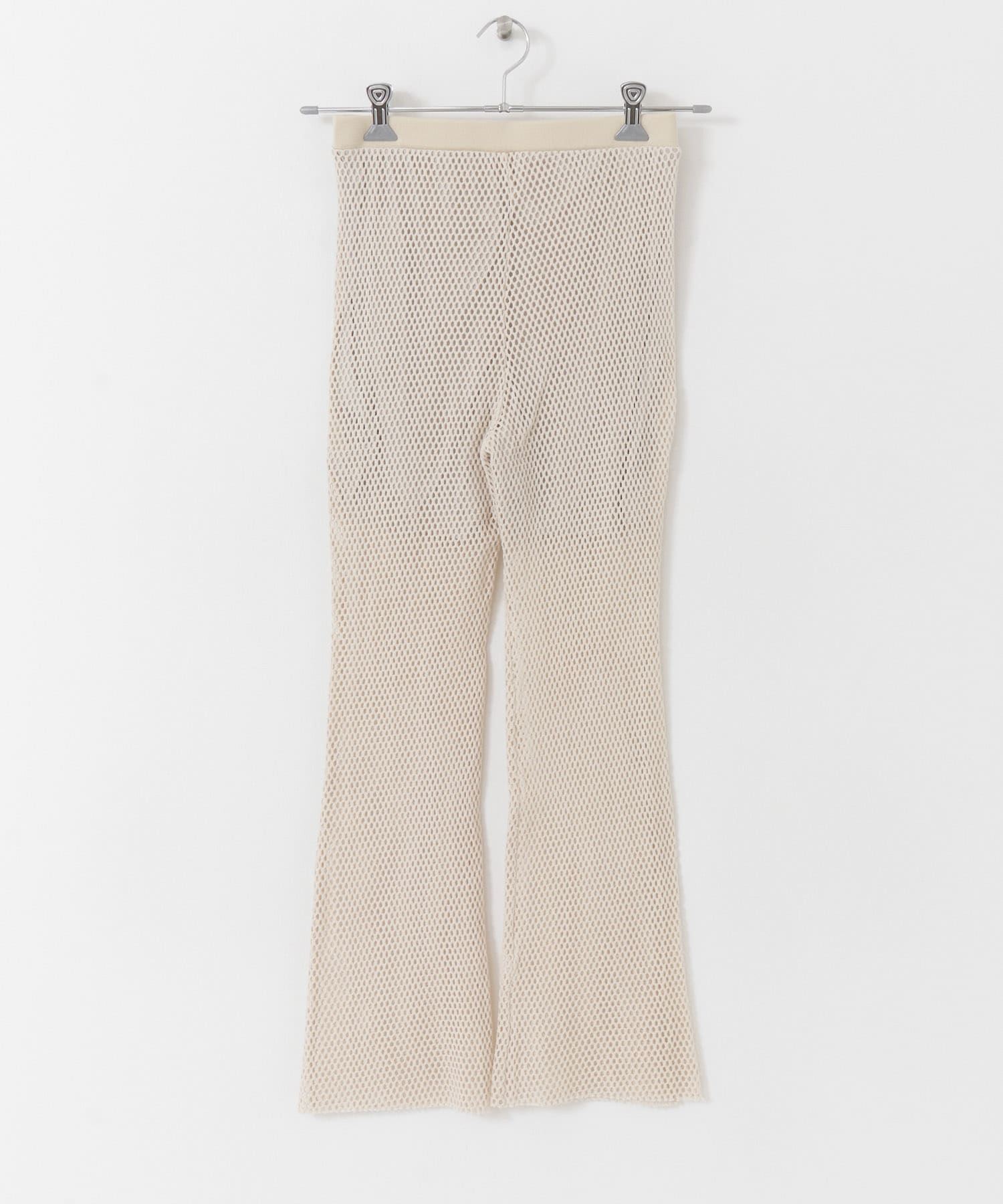 メッシュフレアパンツ IVORY one
