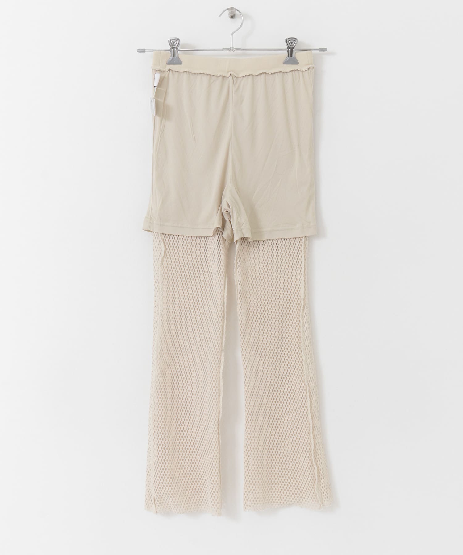 メッシュフレアパンツ IVORY one