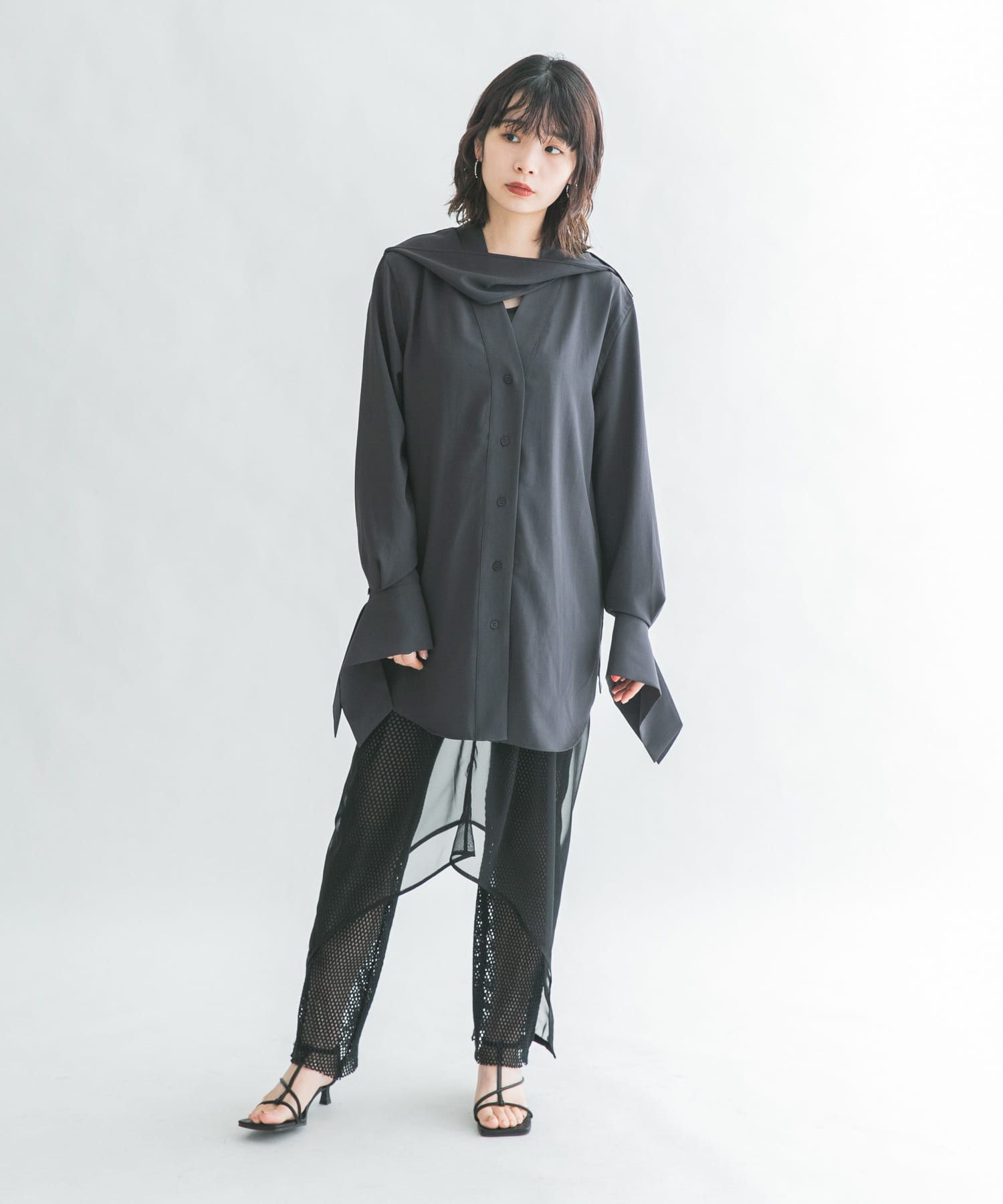 身長：160cm サイズ：one