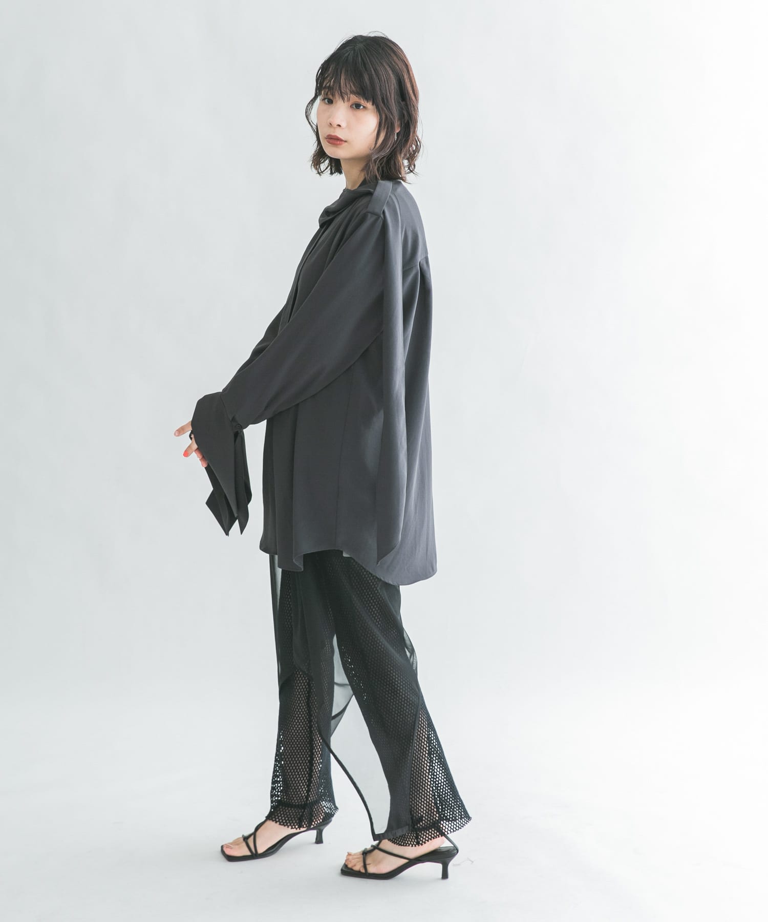 身長：160cm サイズ：one