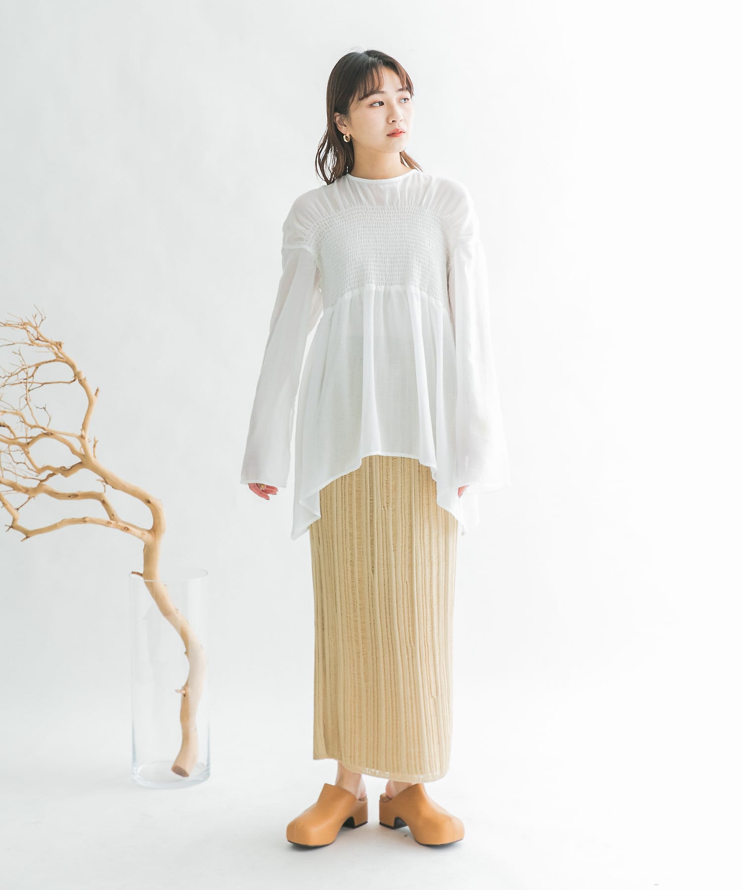 身長：165cm サイズ：one
