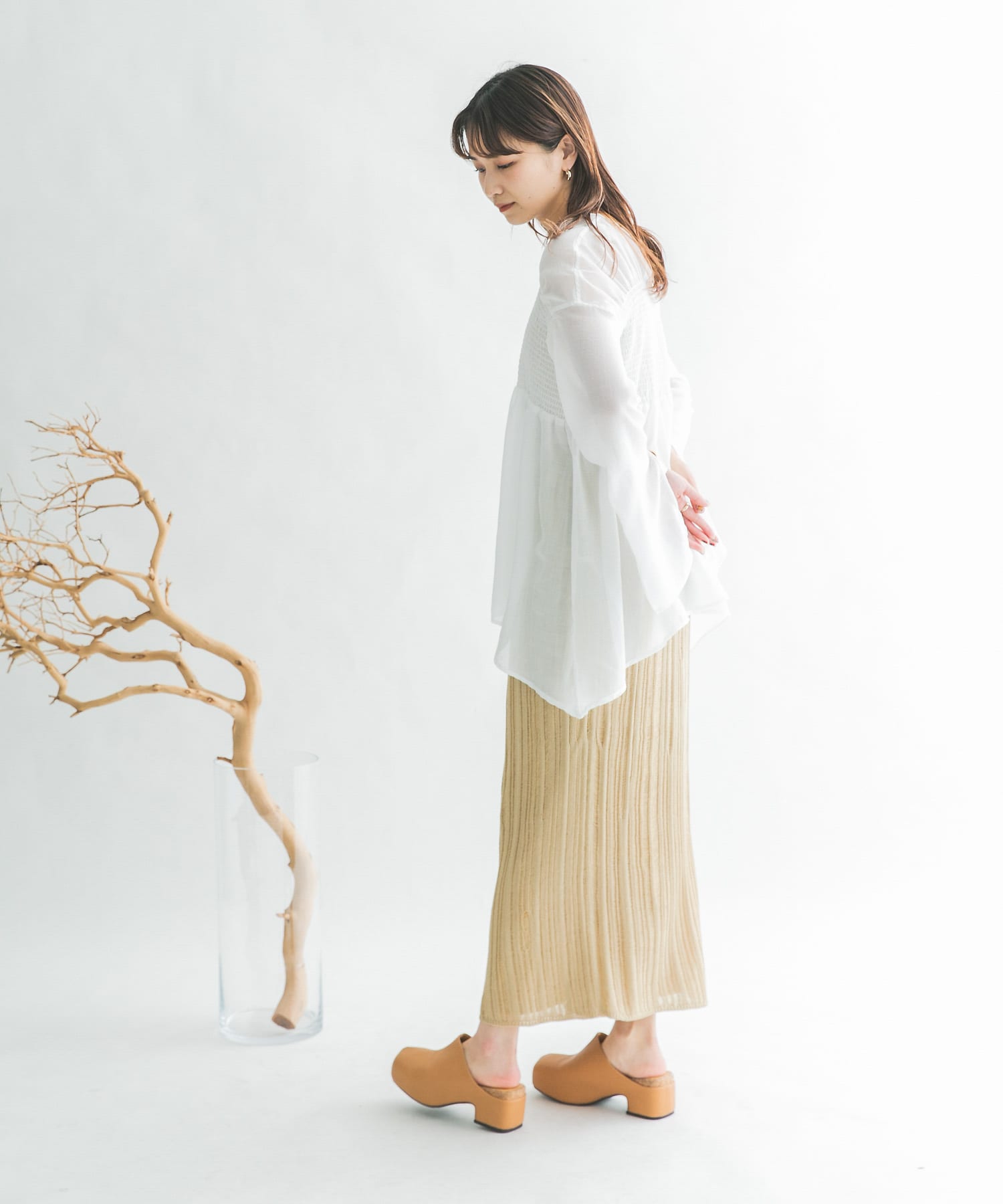 身長：165cm サイズ：one