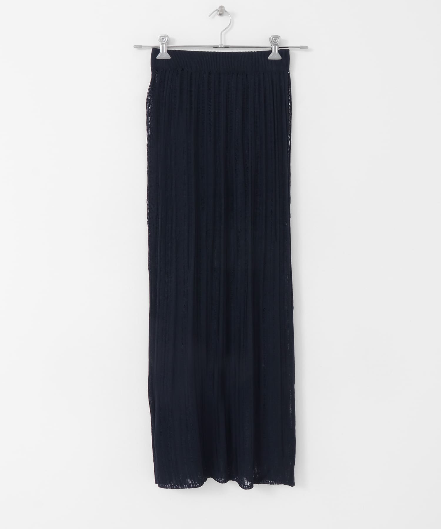 針抜きニットタイトスカート D.NAVY one