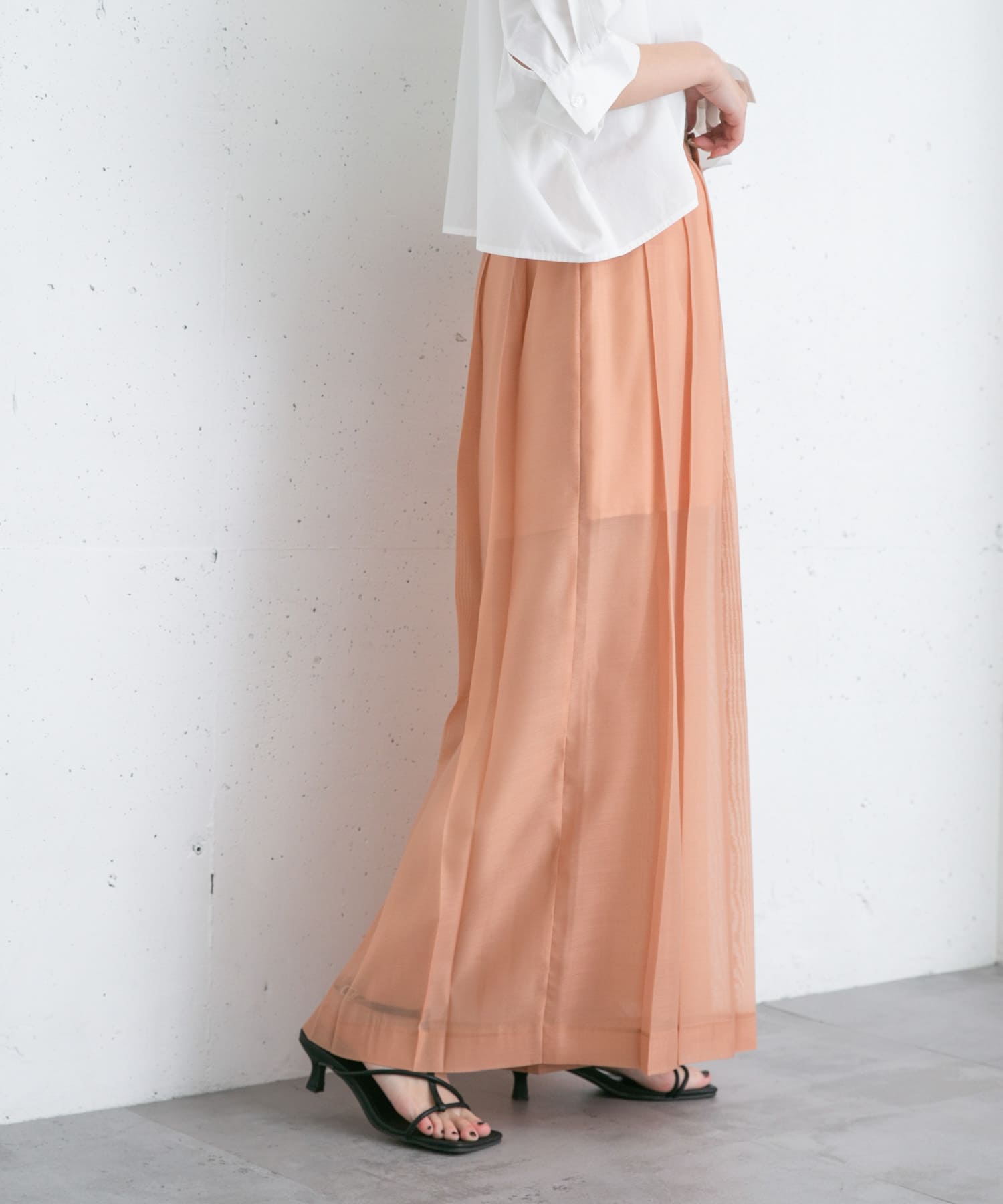 身長：157cm サイズ：one