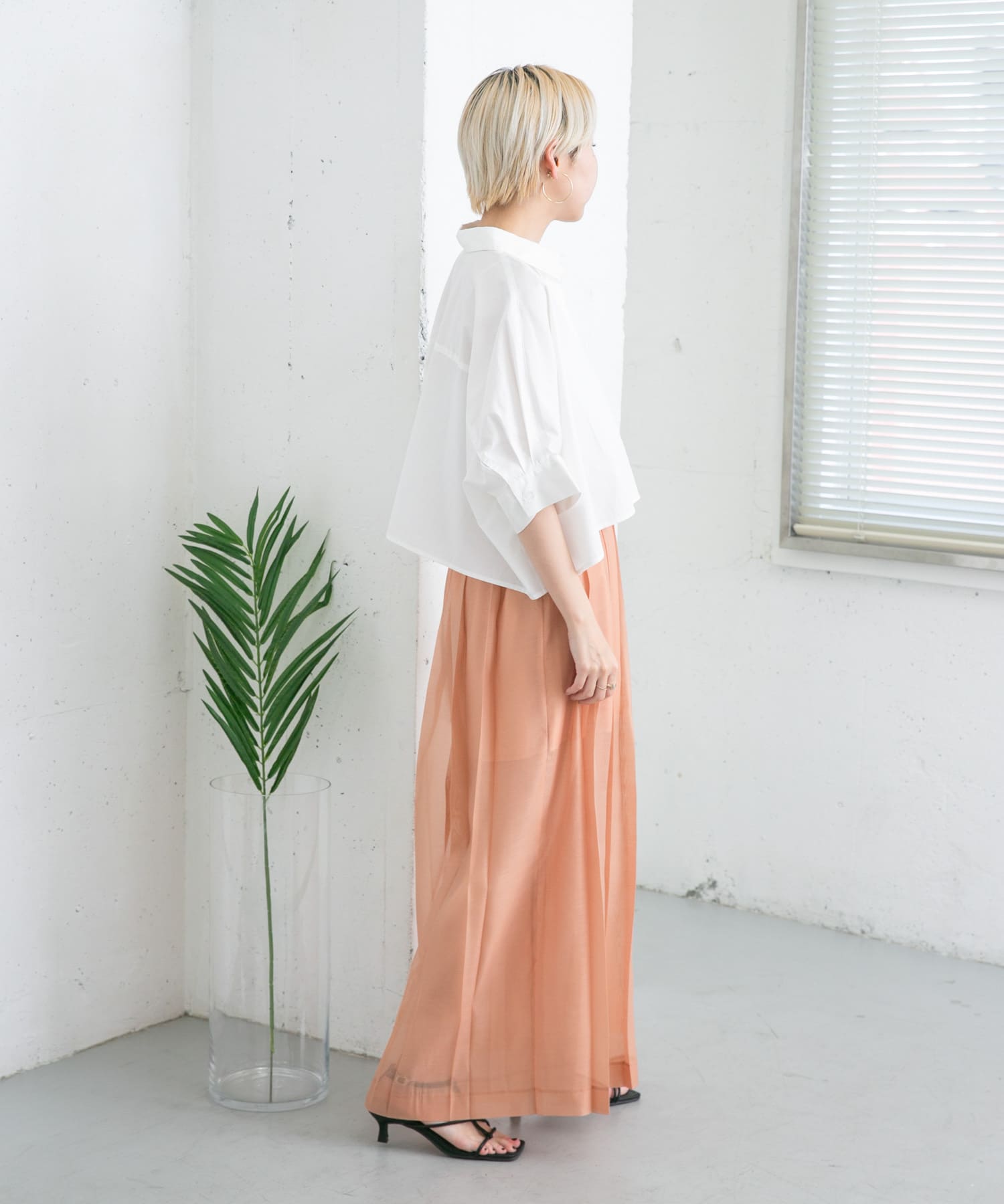 身長：157cm サイズ：one