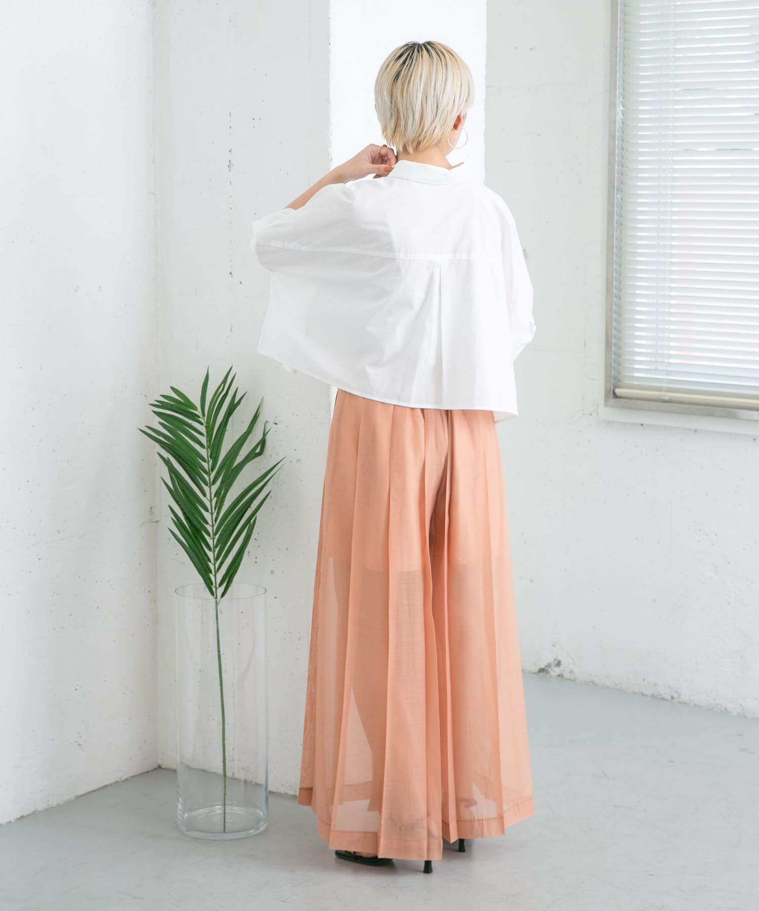 身長：157cm サイズ：one