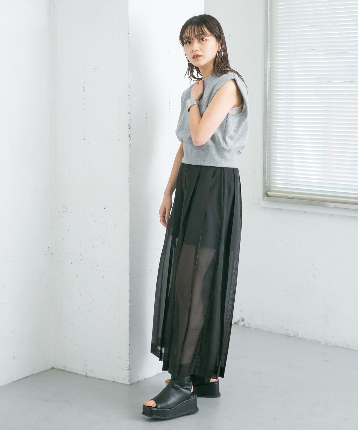 身長：165cm サイズ：one