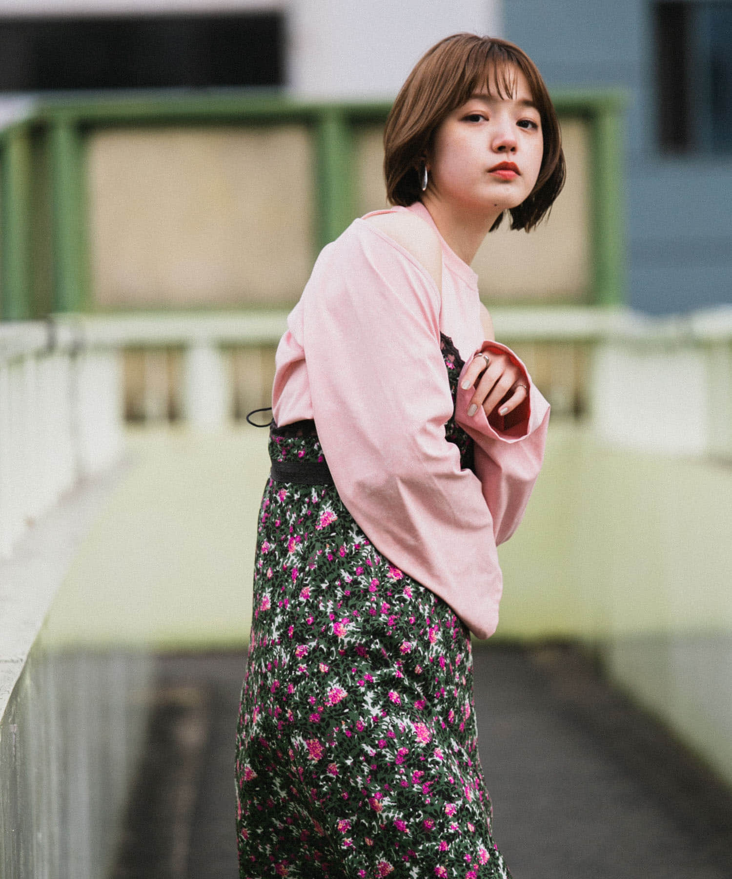 身長：160cm サイズ：one