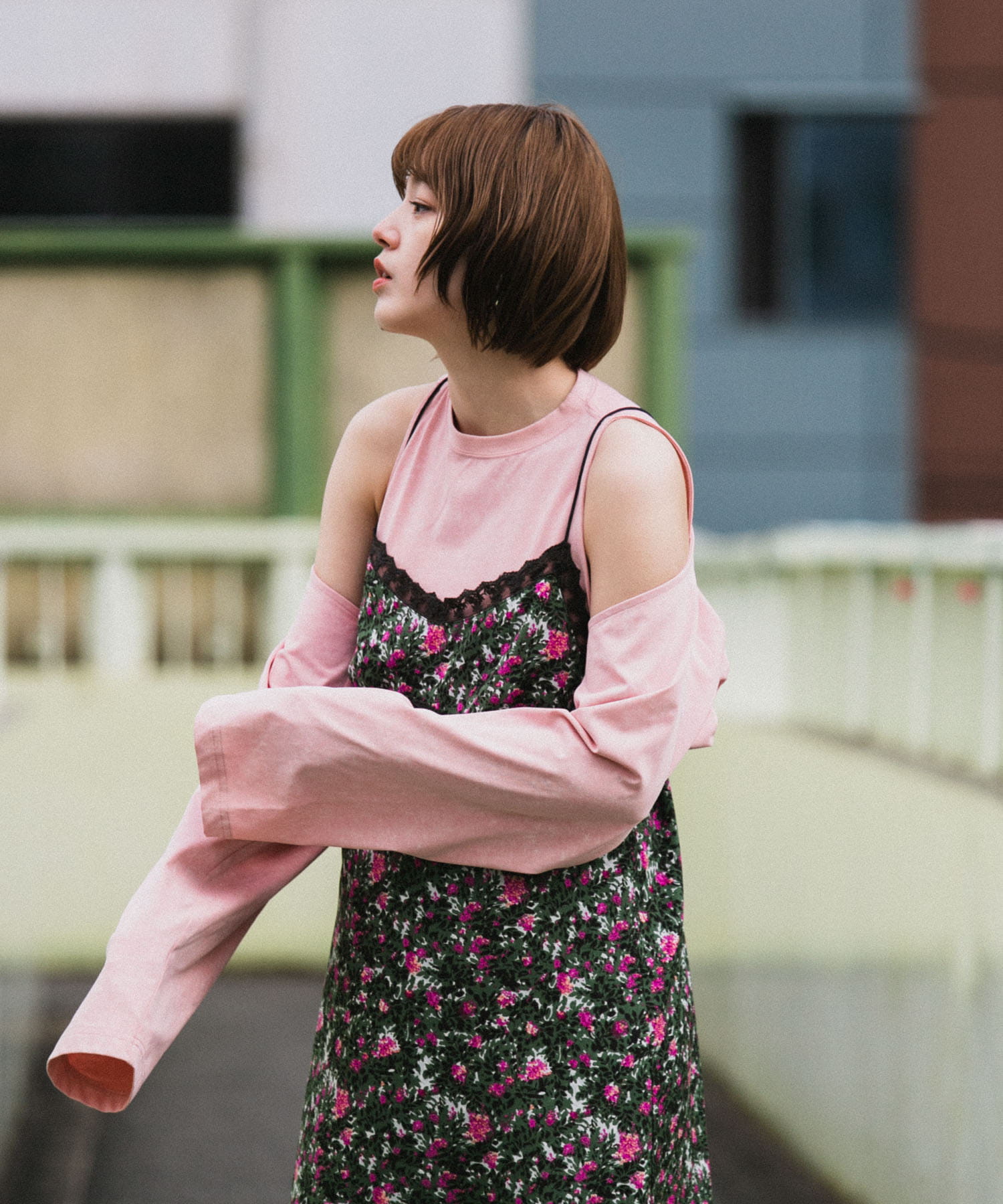 身長：160cm サイズ：one