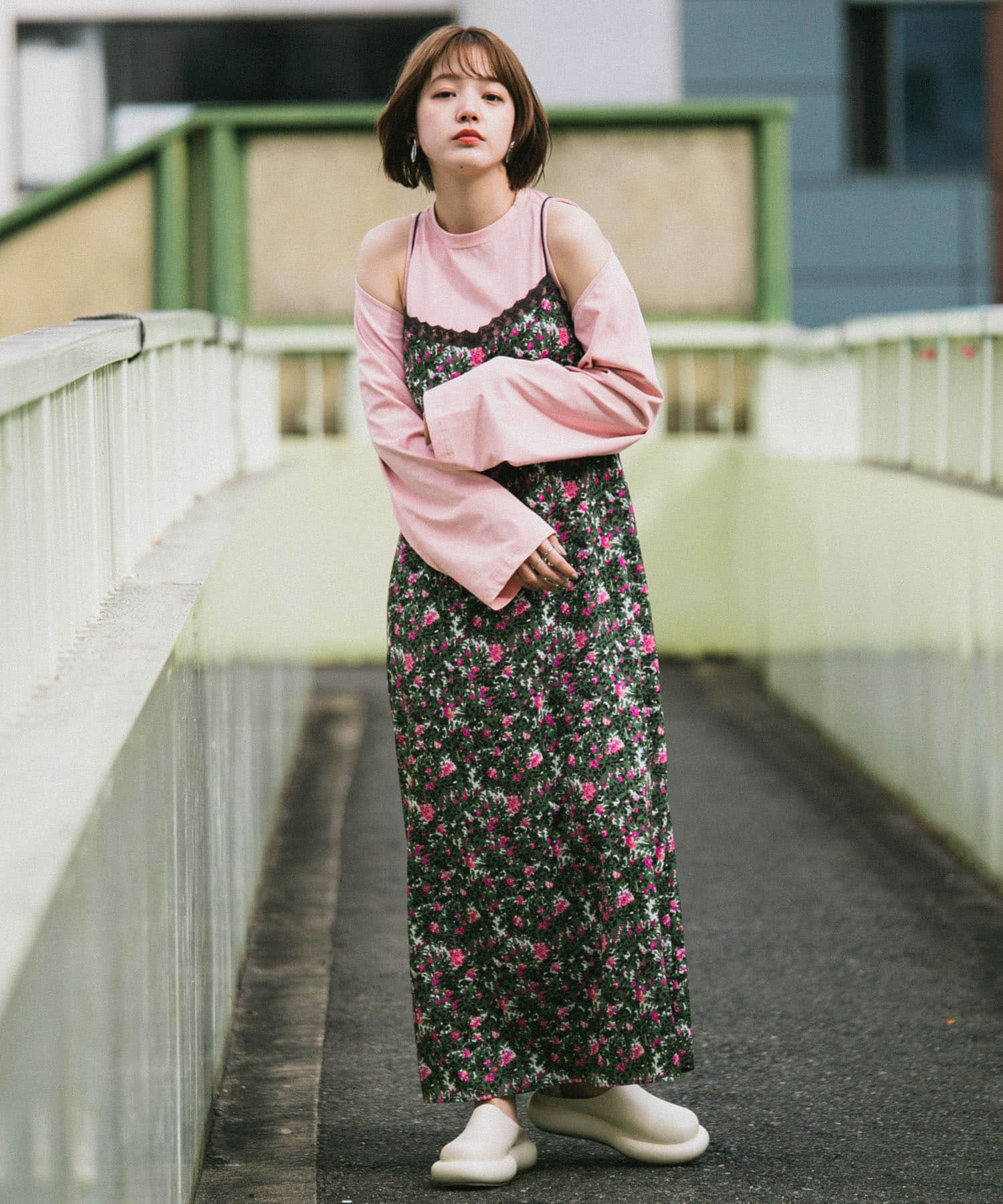 身長：160cm サイズ：one