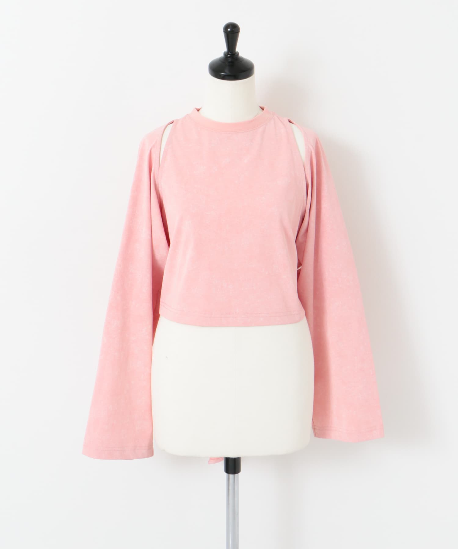 2WAYバックリボンカットソー PINK one