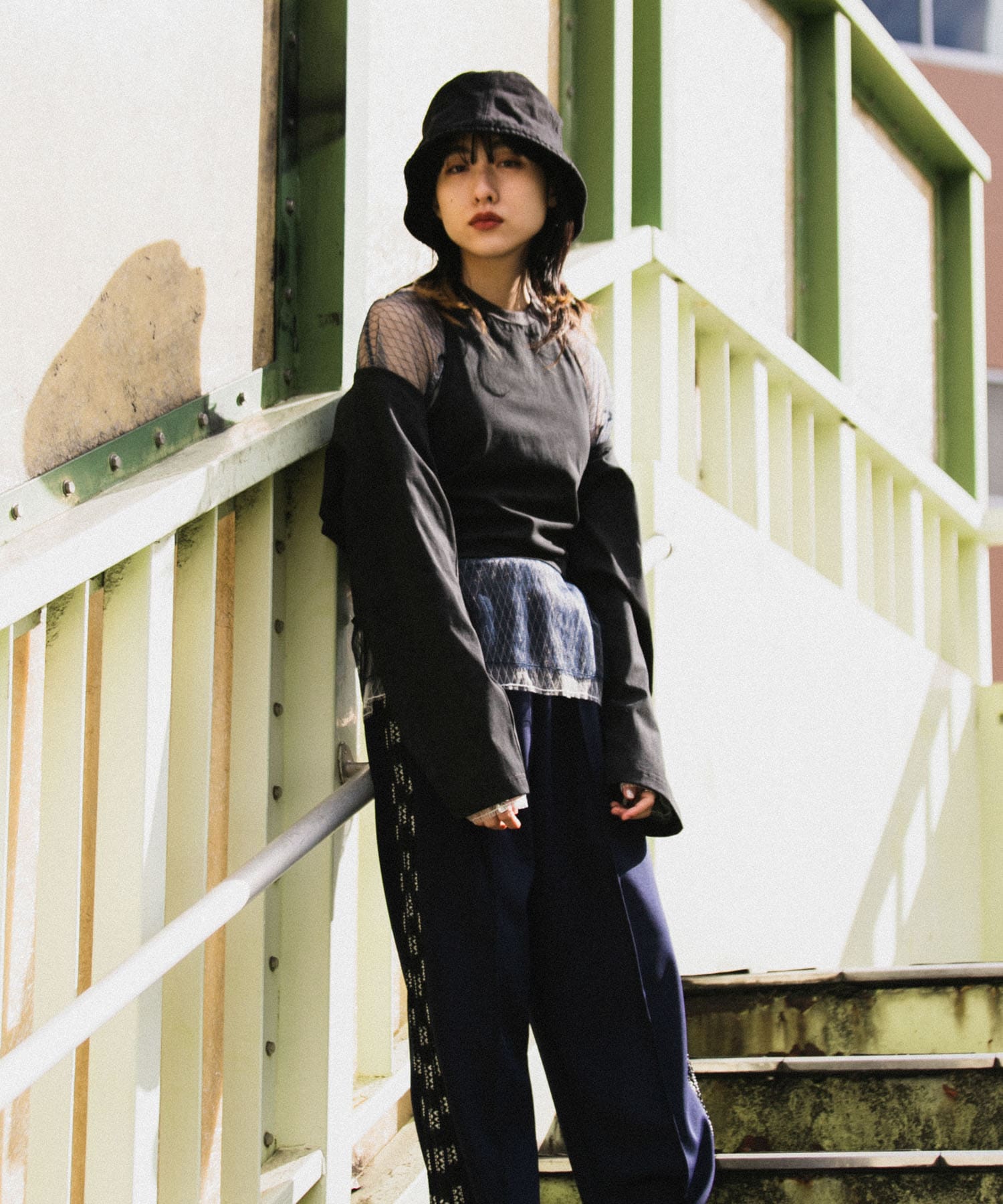 身長：160cm サイズ：one