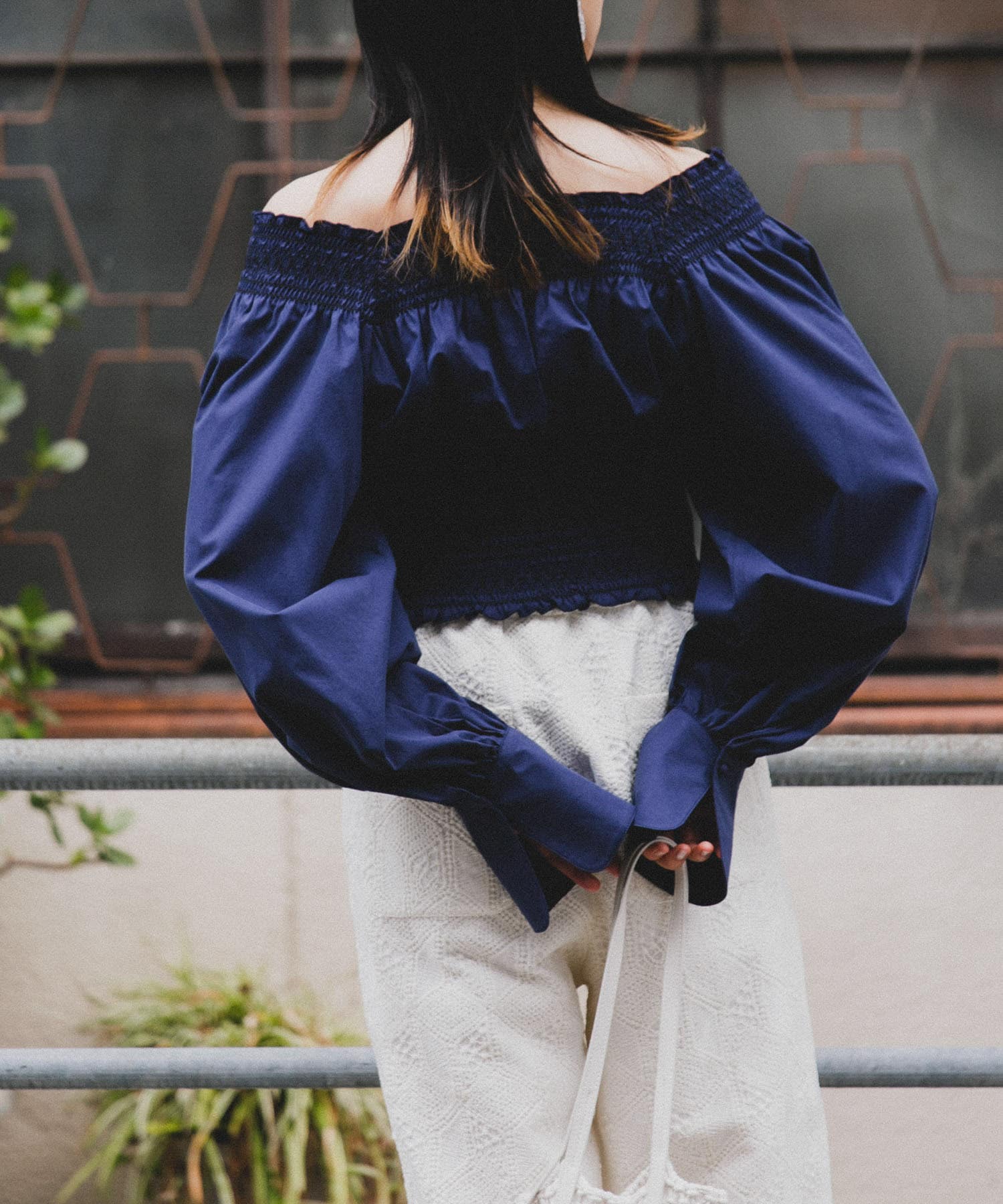 身長：160cm サイズ：one
