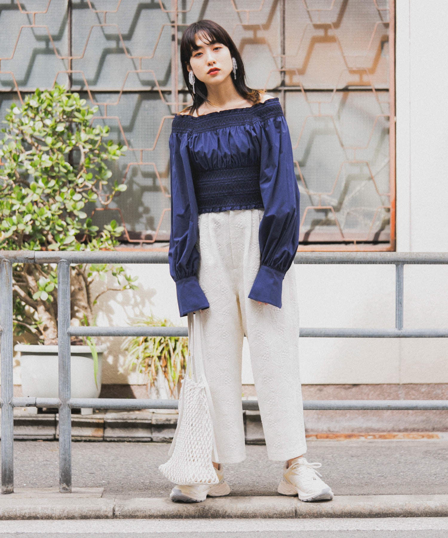 身長：160cm サイズ：one