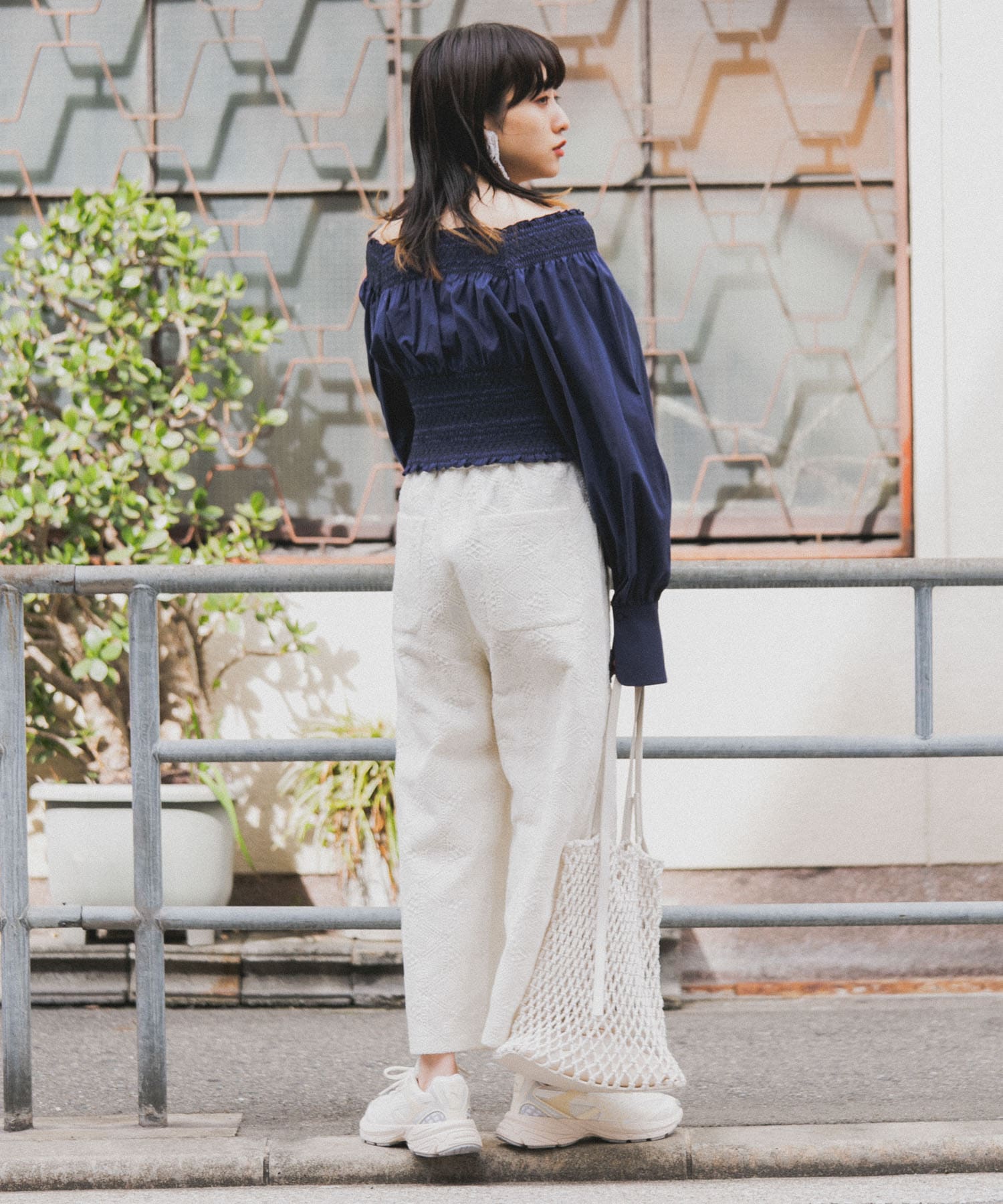 身長：160cm サイズ：one