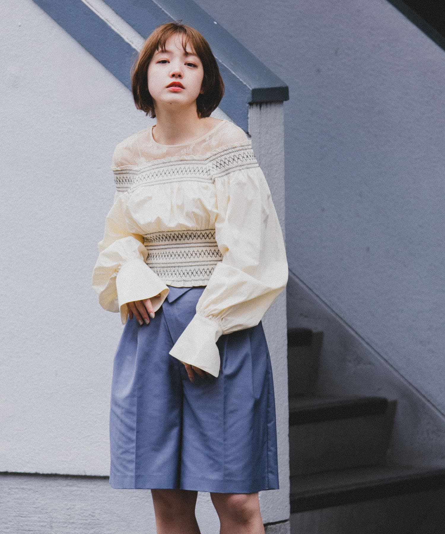 身長：160cm サイズ：one
