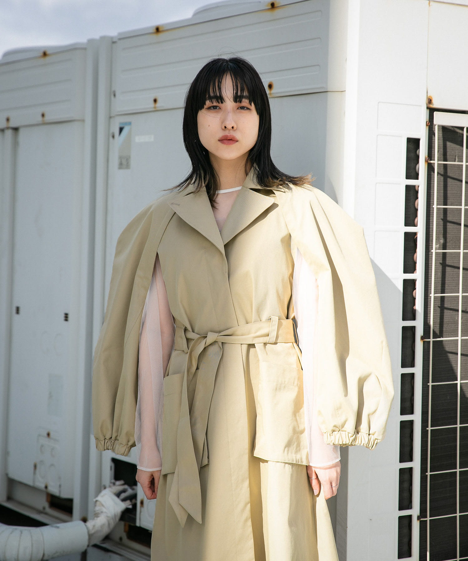 身長：160cm サイズ：one