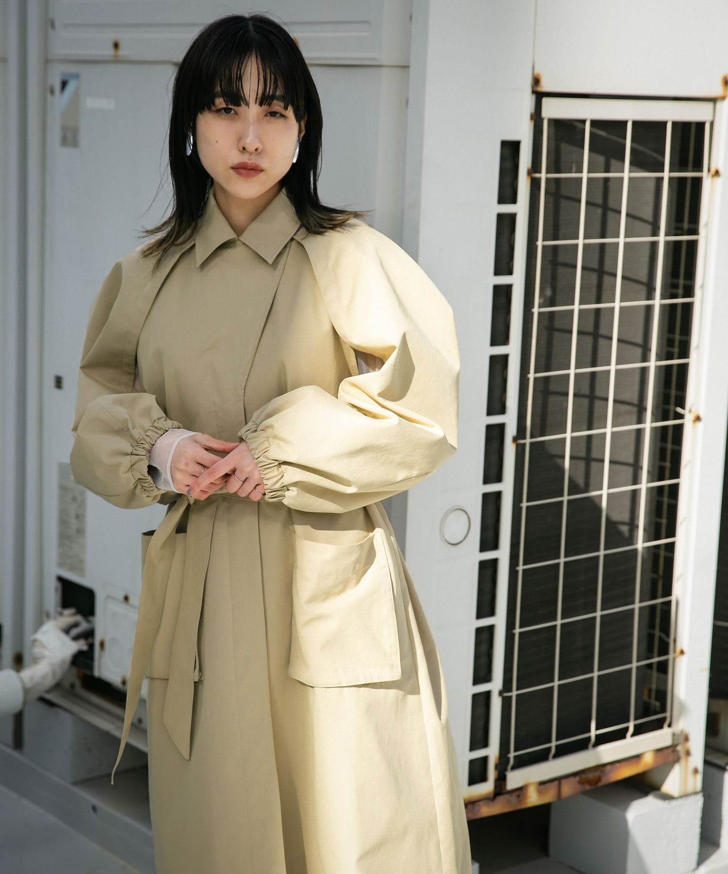 身長：160cm サイズ：one