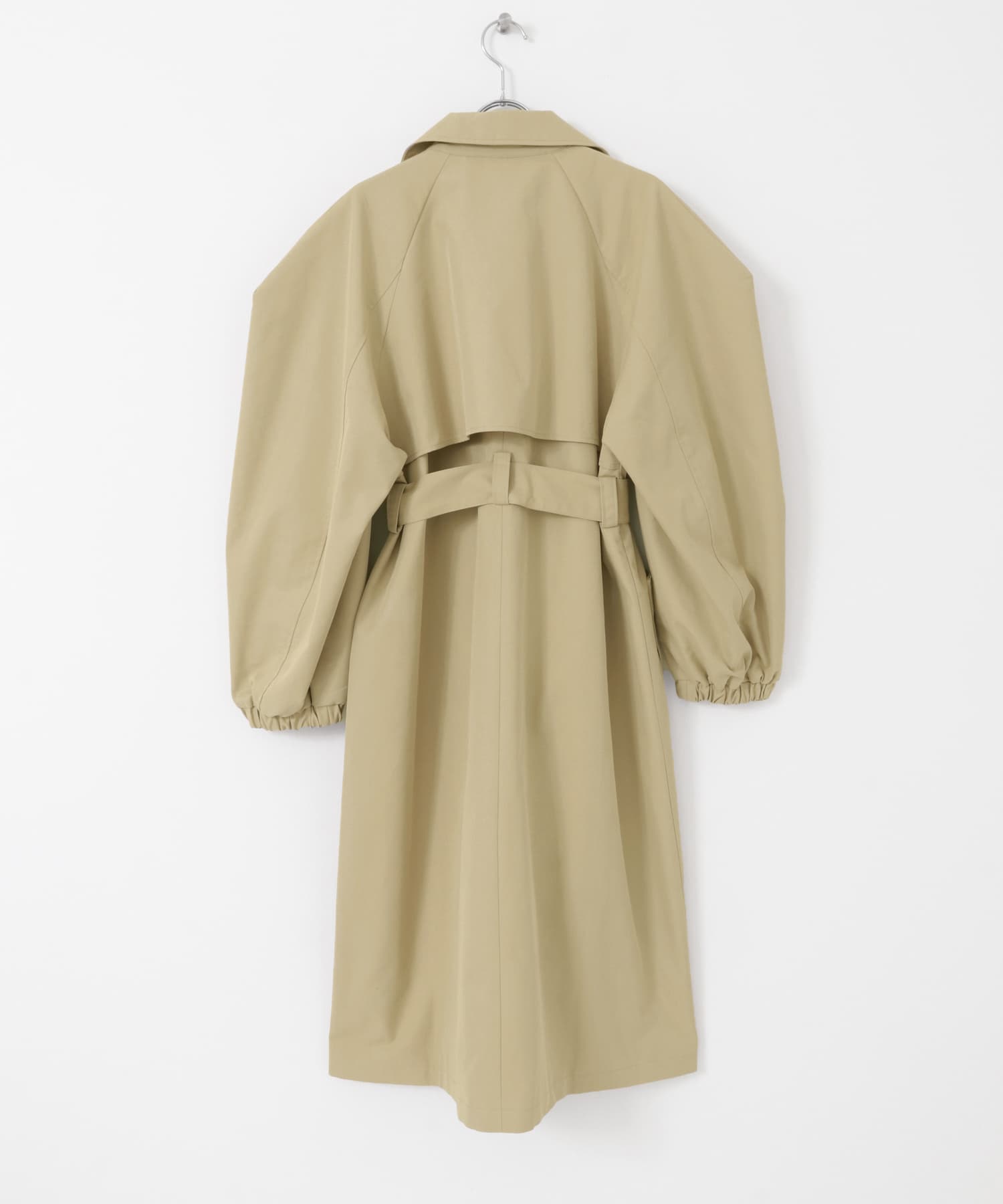 立体スリーブデザインコート BEIGE one