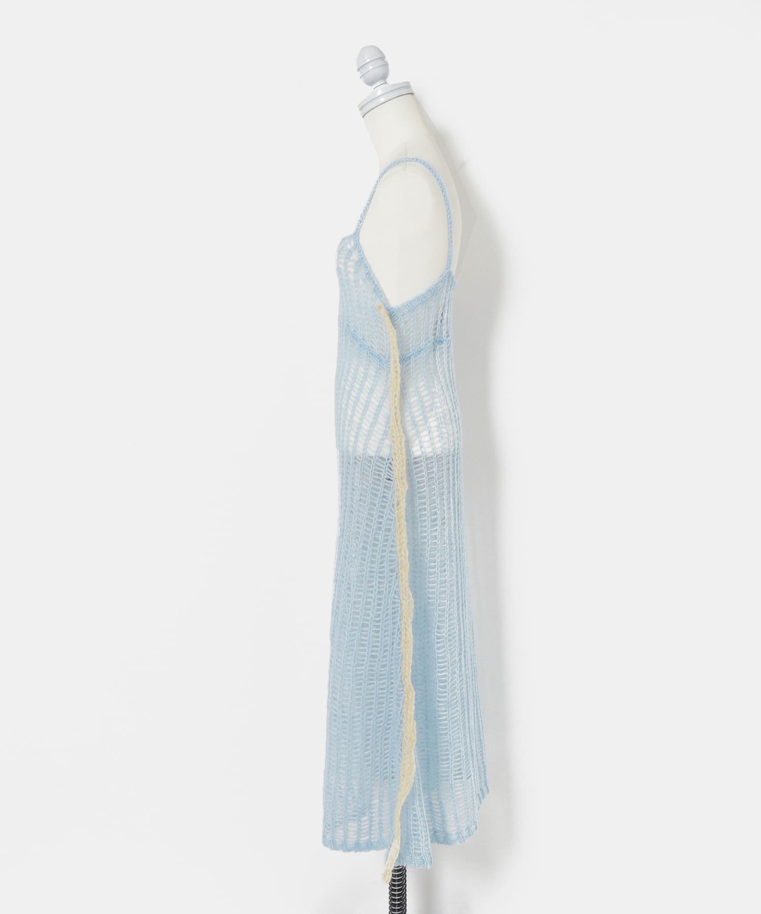 シースルーモヘヤキャミドレス∴ L.BLUE one