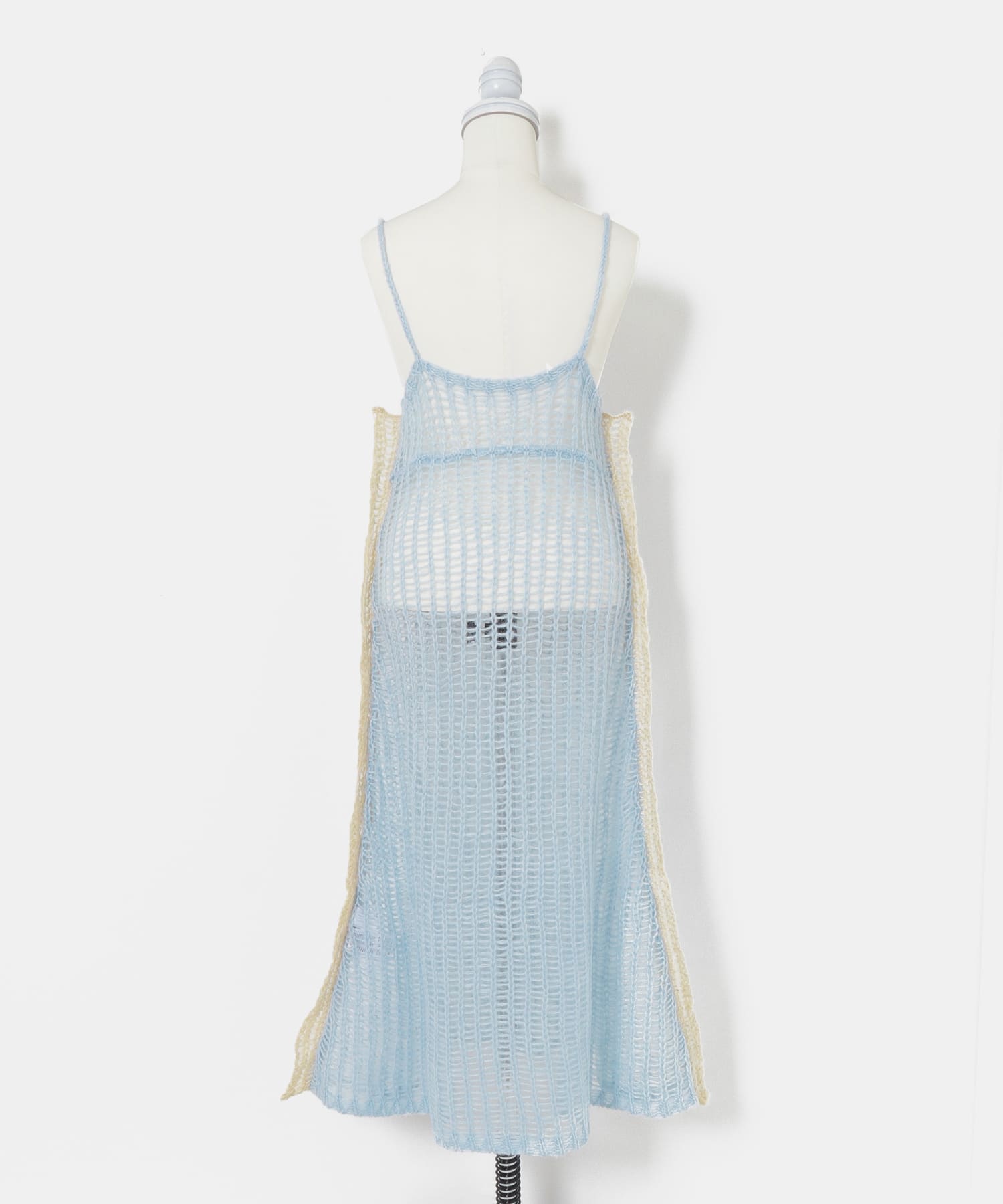 シースルーモヘヤキャミドレス∴ L.BLUE one