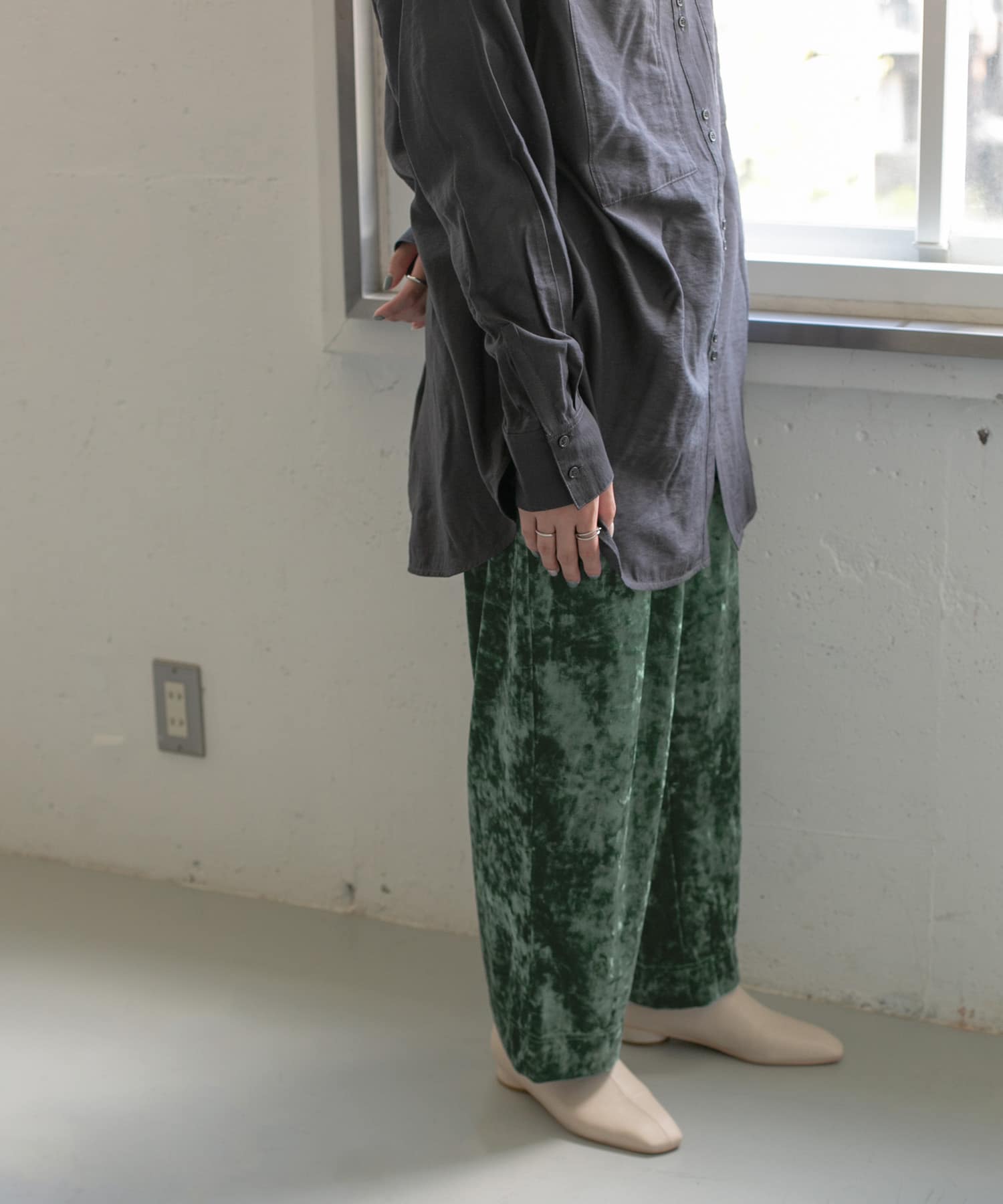 身長：158cm サイズ：one