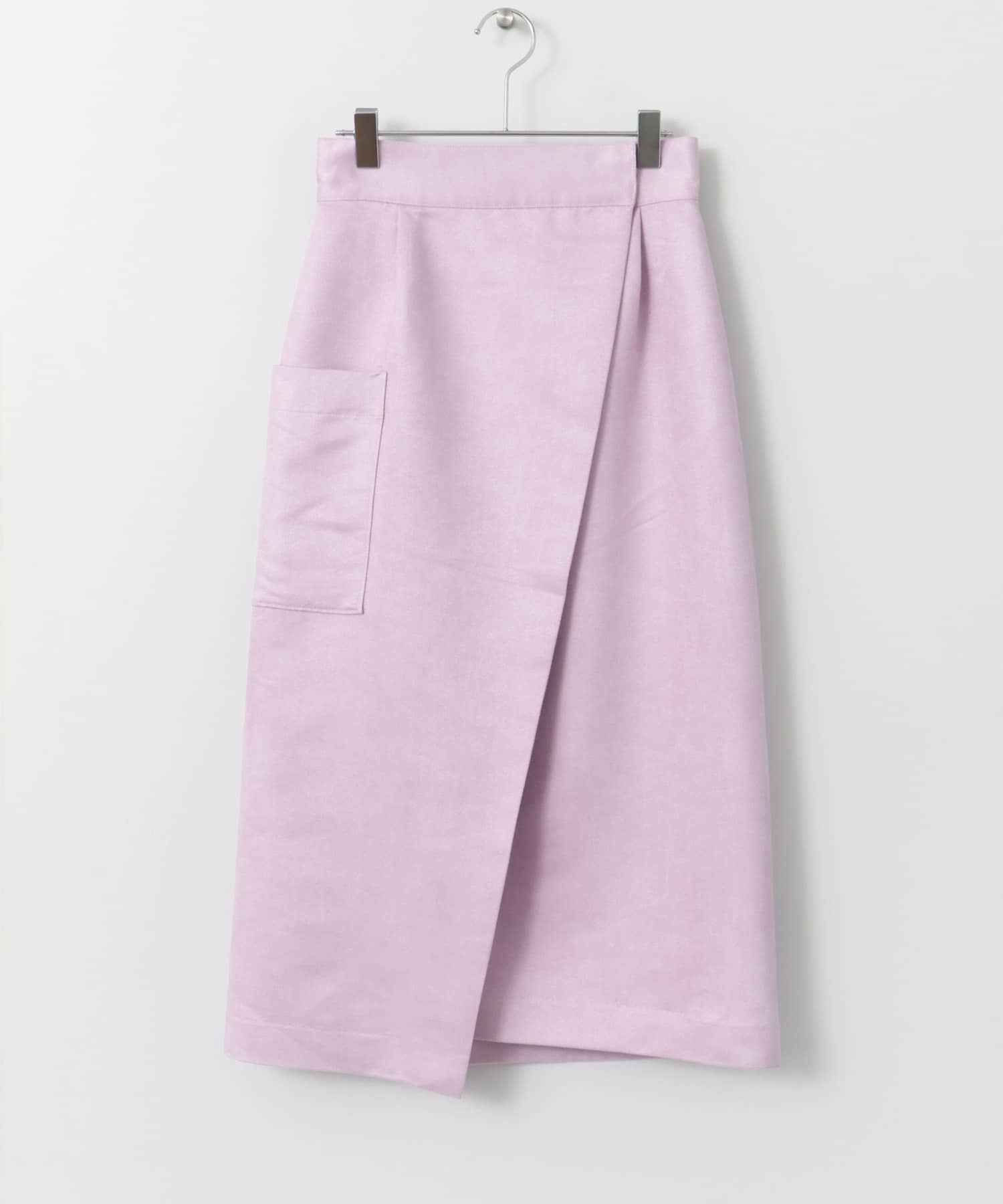 カラースエードラップスカート∴ PINK 36
