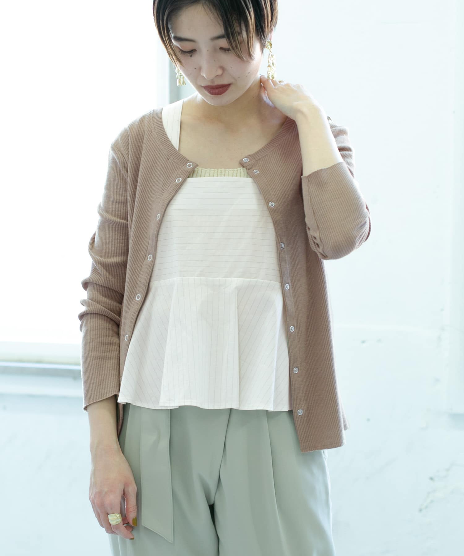 身長：162cm サイズ：one