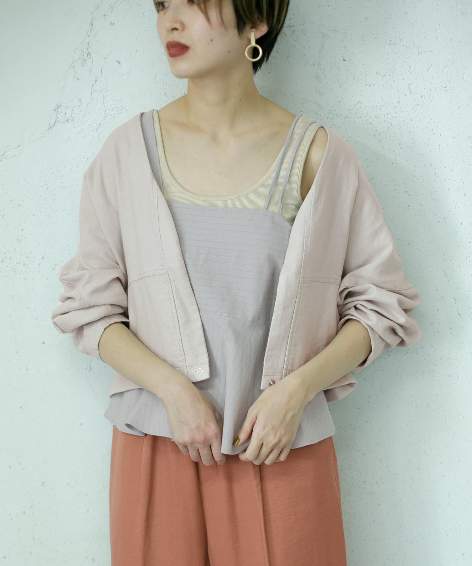 身長：162cm サイズ：one