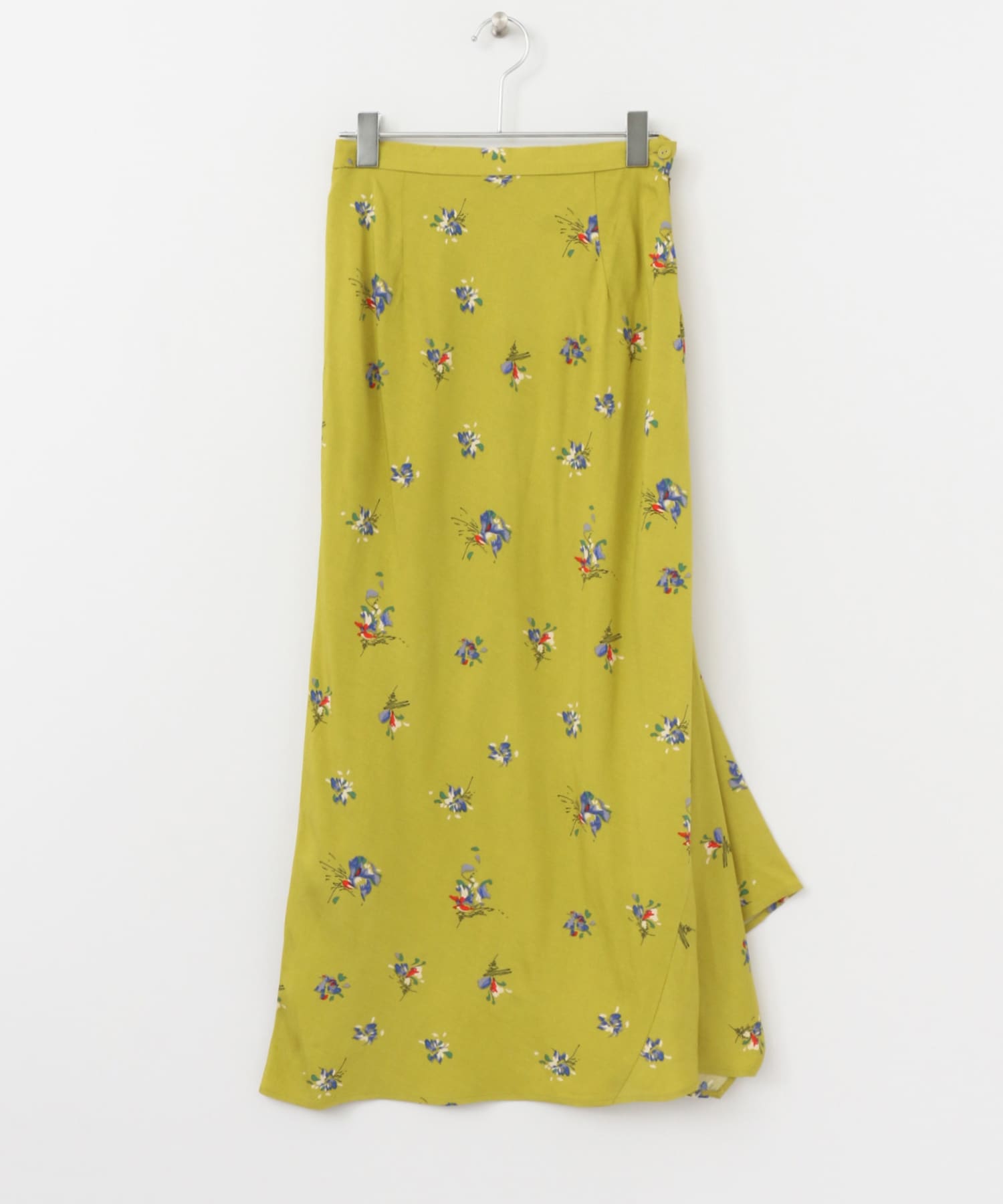 フラワーイレヘムバイアススカート∴ YELLOW one