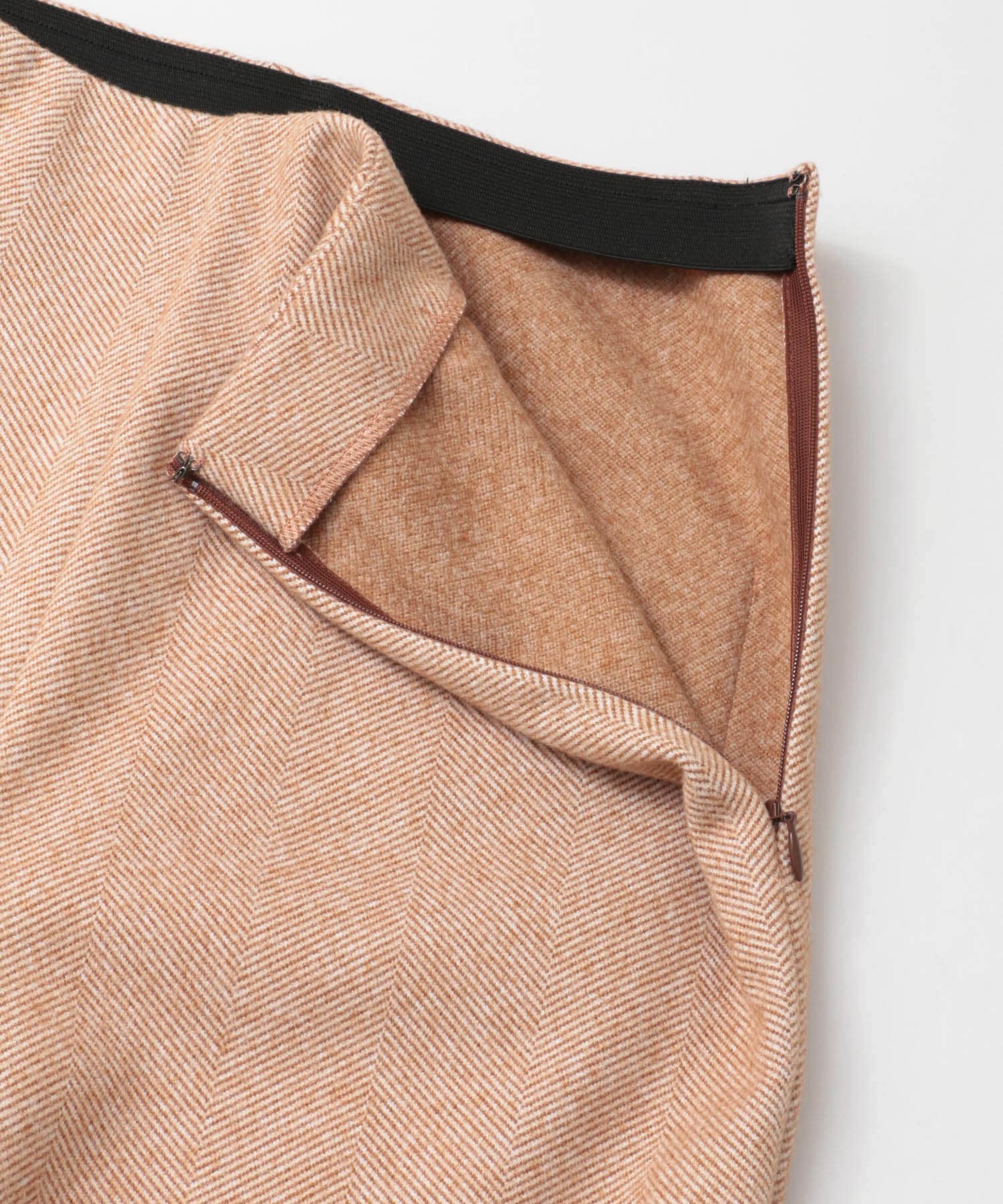 ストレッチヘリンボンフレアーパンツ MOCHA 36