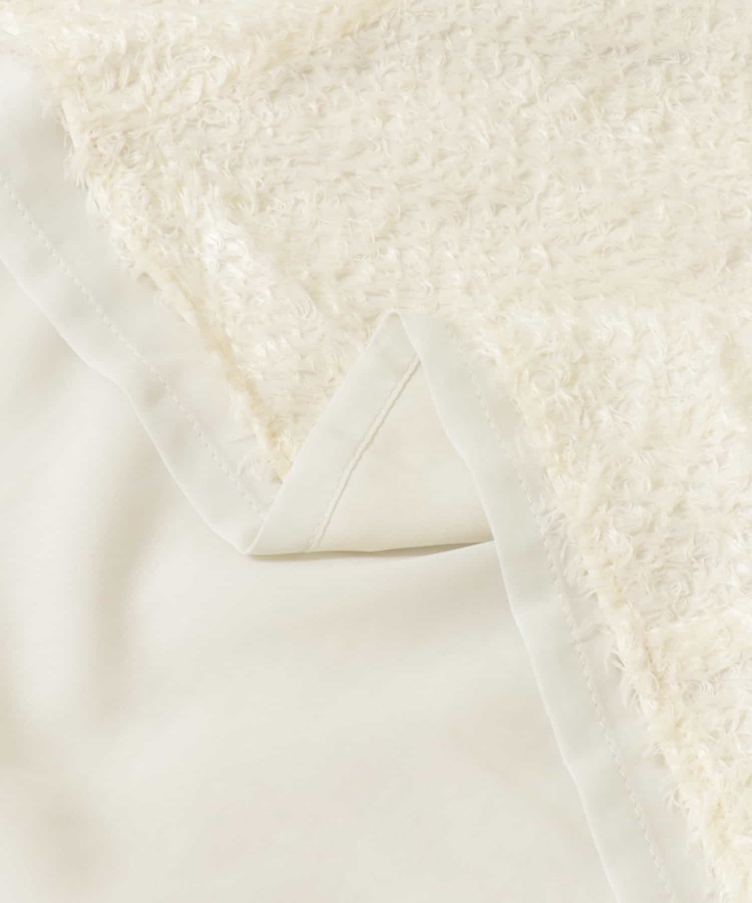 シフォンフリンジフレアスカート∴ IVORY one