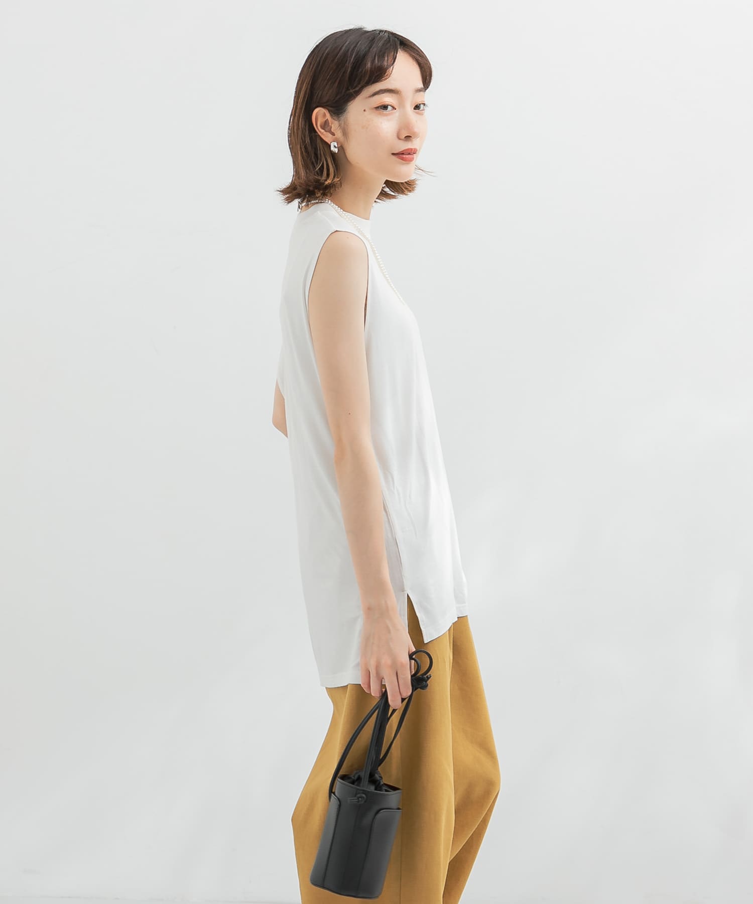 身長：159cm サイズ：one