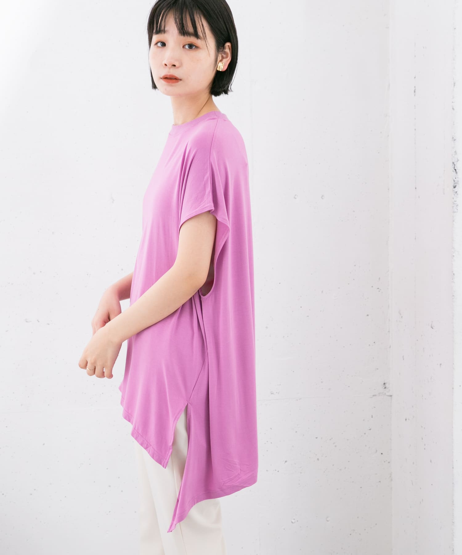 身長：160cm サイズ：one