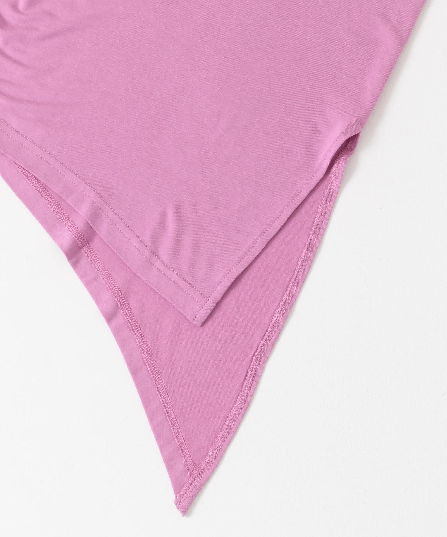 アシンメトリーレーヨンカットソー PINK one