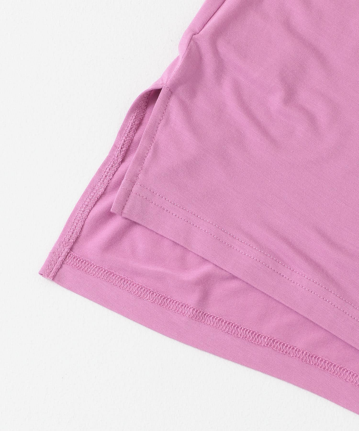 アシンメトリーレーヨンカットソー PINK one