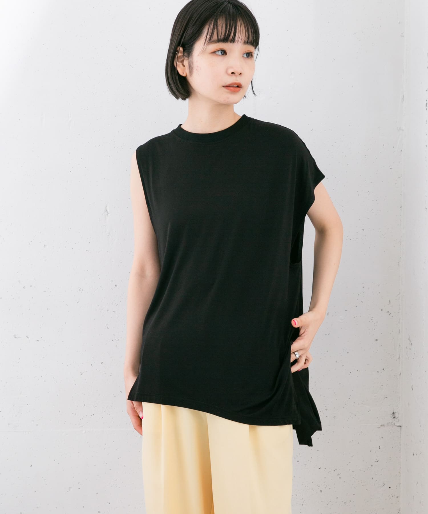 身長：160cm サイズ：one