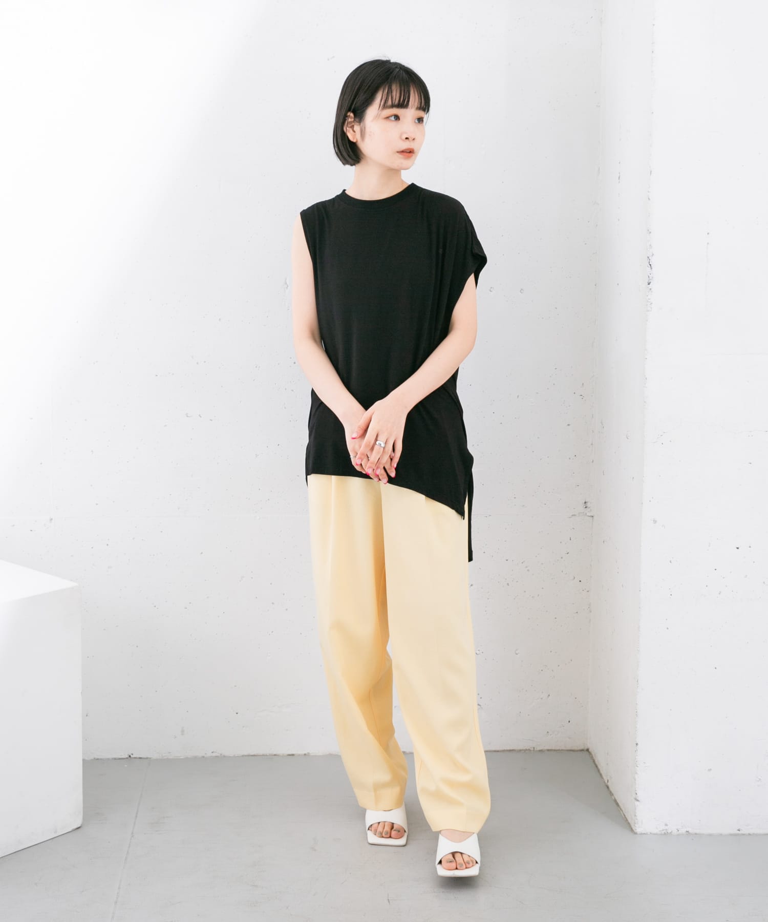 身長：160cm サイズ：one