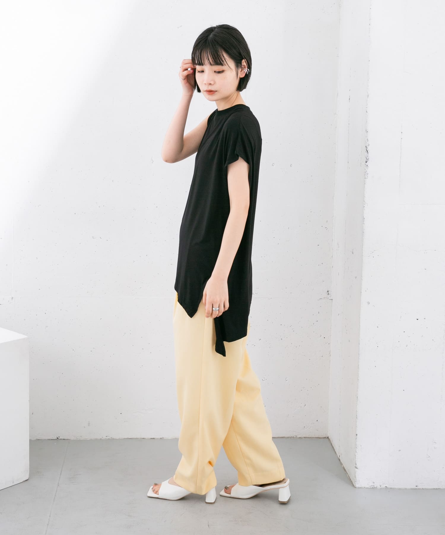 身長：160cm サイズ：one
