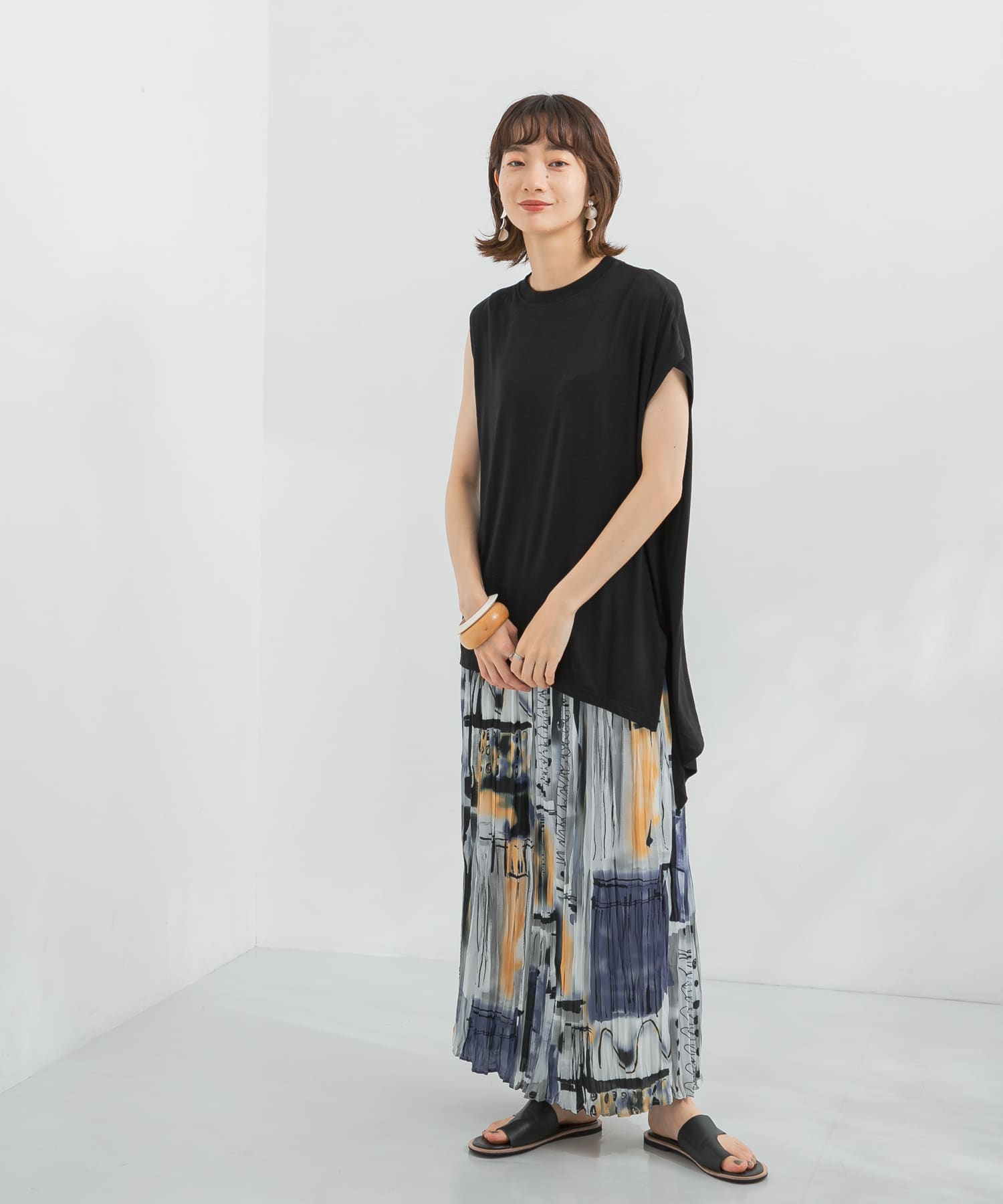身長：159cm サイズ：one