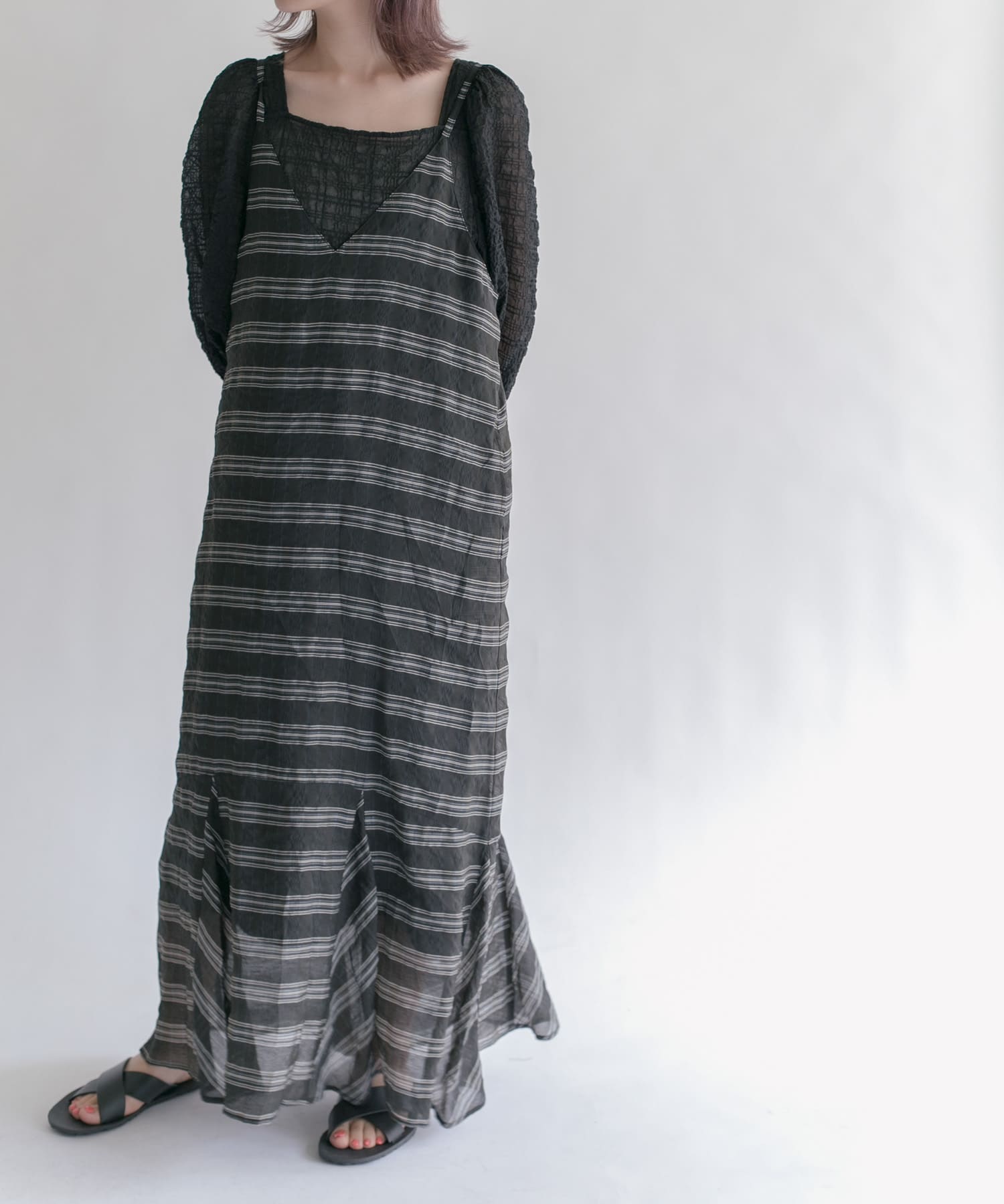 身長：160cm サイズ：one
