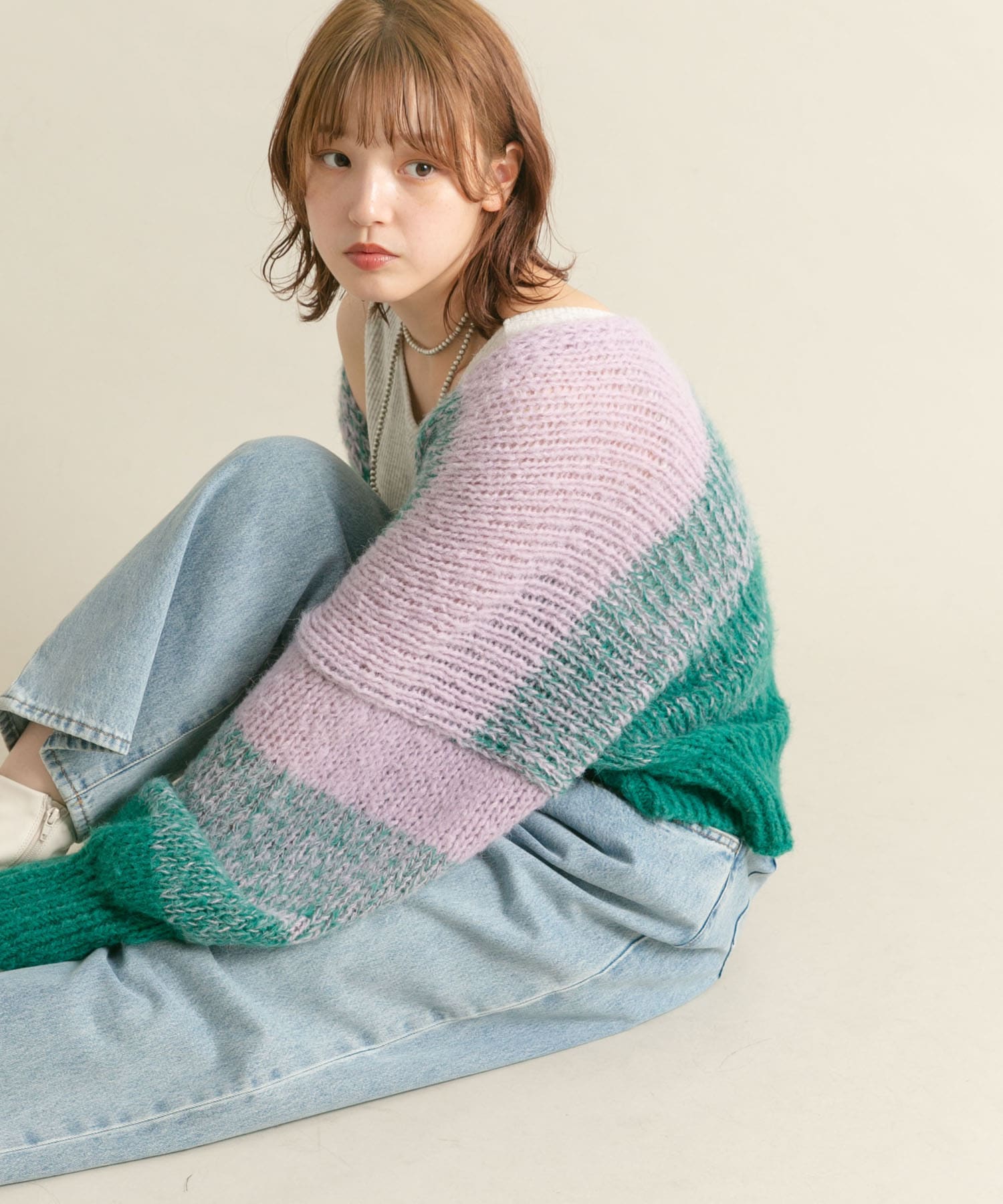 身長：160cm サイズ：one
