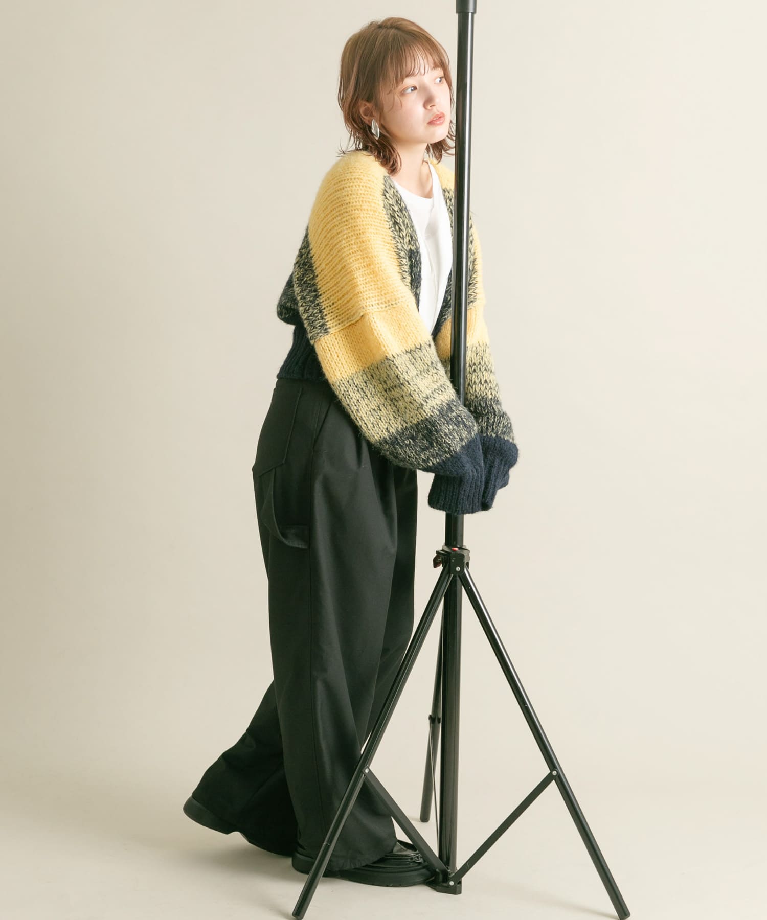 身長：160cm サイズ：one