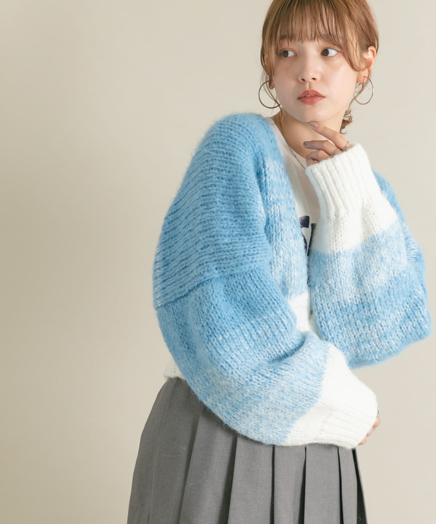 身長：160cm サイズ：one